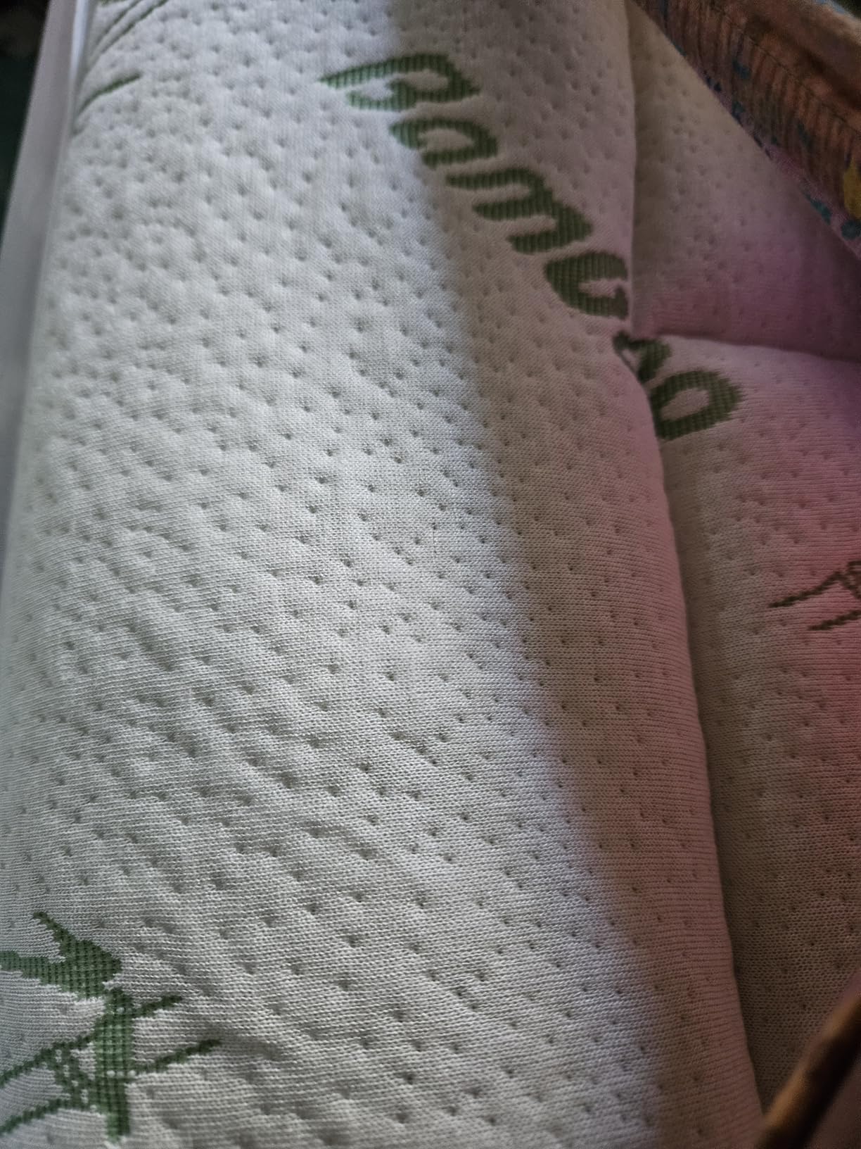Niagara Sleep Solution Ultra Soft Queen Size Mattress Topper - Rayon Derived from Bamboo Pillow Top Mattress Pad for Back Pain Relief - Naturally Cooling for Hot Sleepers, Green customer photo 1