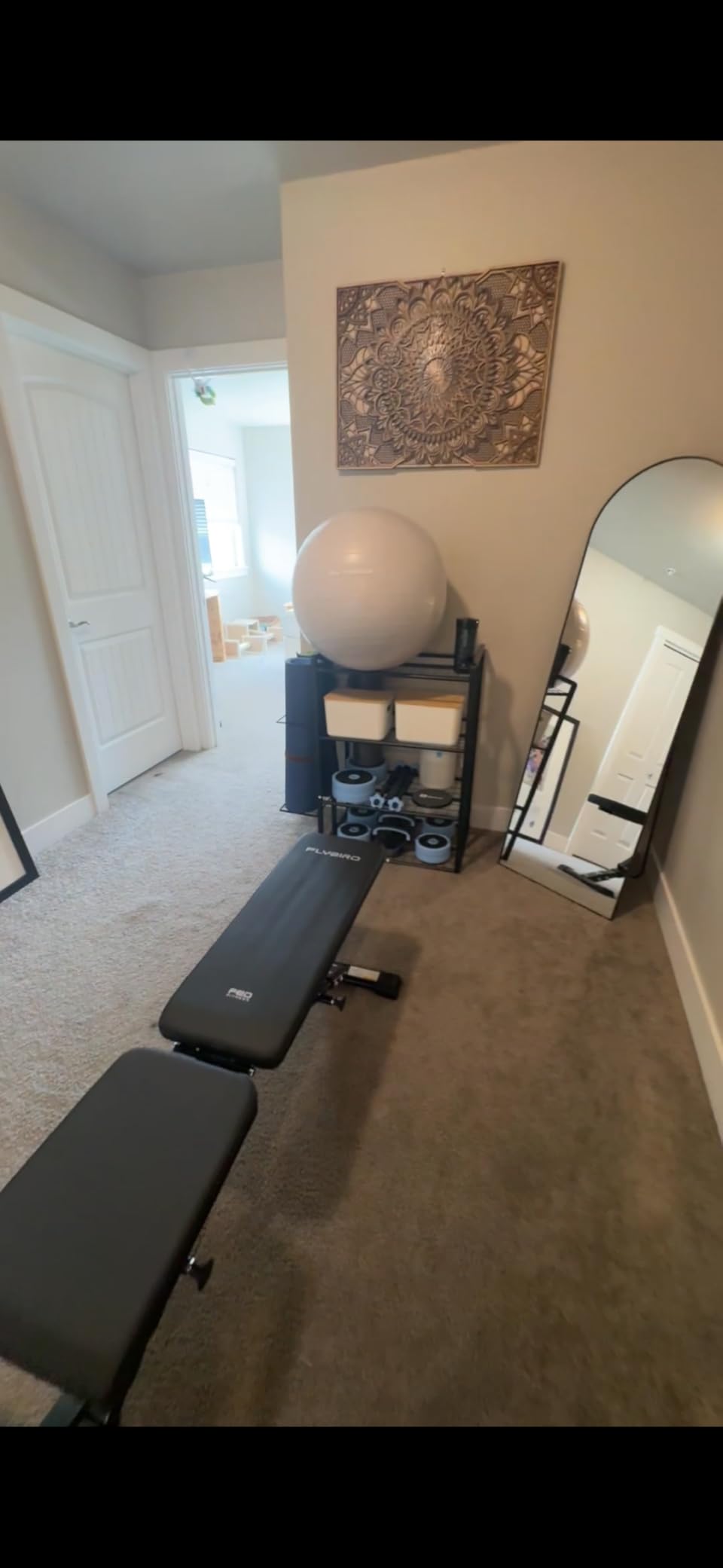 FLYBIRD WB5 Weight Bench, ASTM-Certified 800LBS Adjustable Weight Bench Workout Bench Foldable for Home Gym, 90° to -30° FID and 30in Extended Backrest for Bench Press Strength Training Exercise customer photo 1