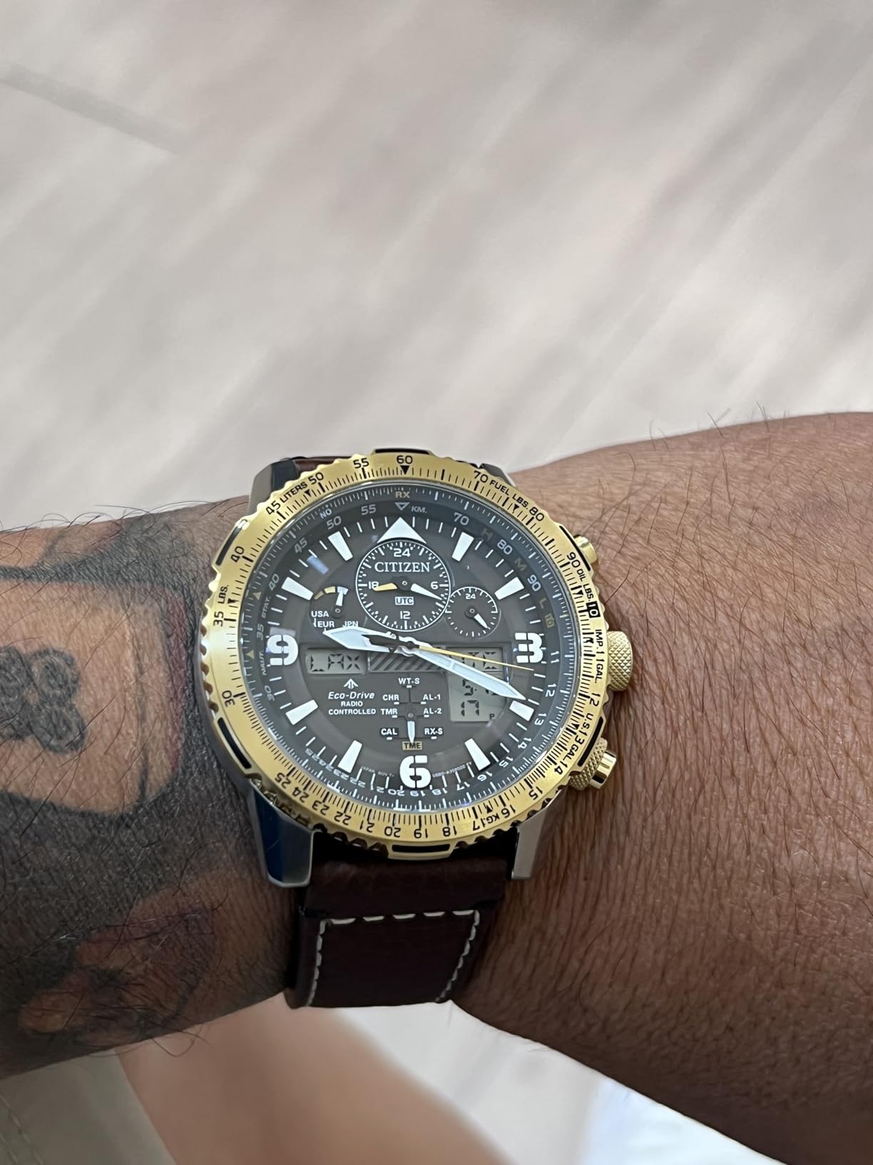 Citizen Men's Promaster Air Skyhawk Eco-Drive Pilot Watch, Atomic Timekeeping customer photo 1