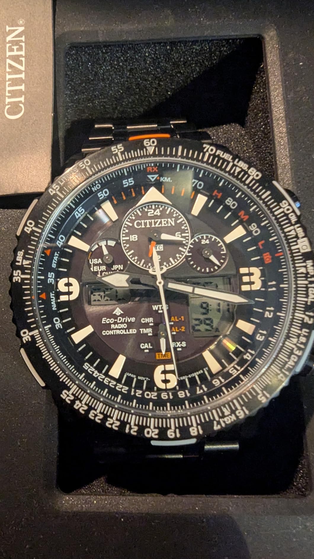 Citizen Men's Promaster Air Skyhawk Eco-Drive Pilot Watch, Atomic Timekeeping customer photo 2