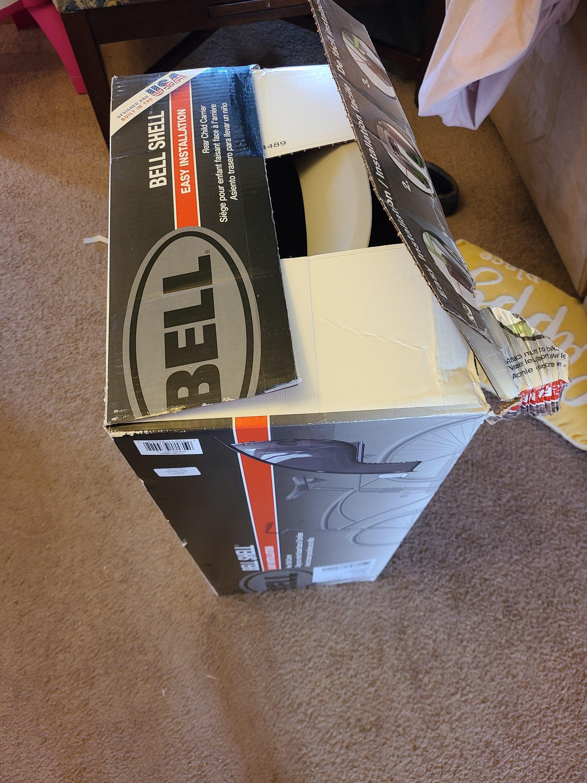 Bell Shell Rear Child Carrier in Gray customer photo 1