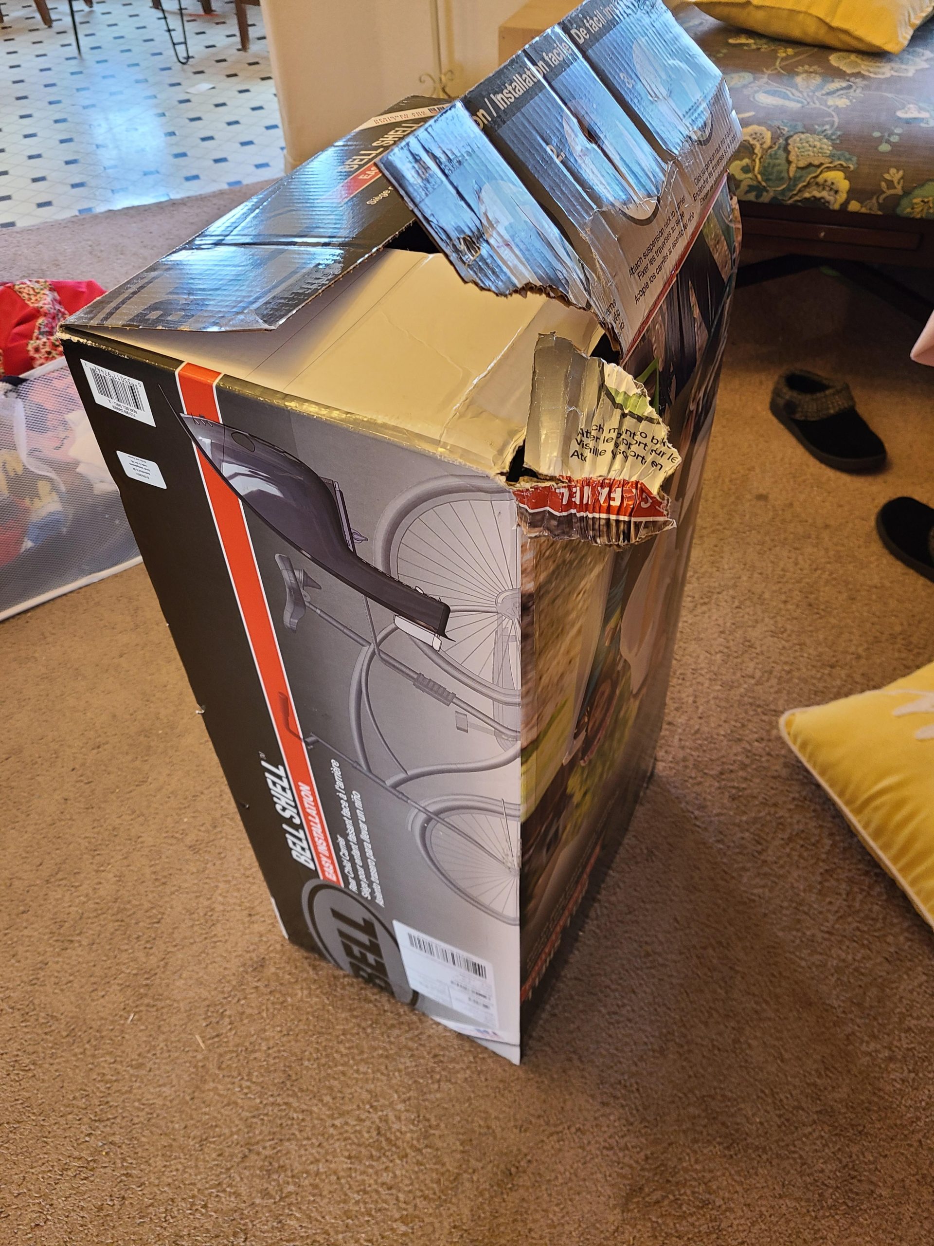 Bell Shell Rear Child Carrier in Gray customer photo 2