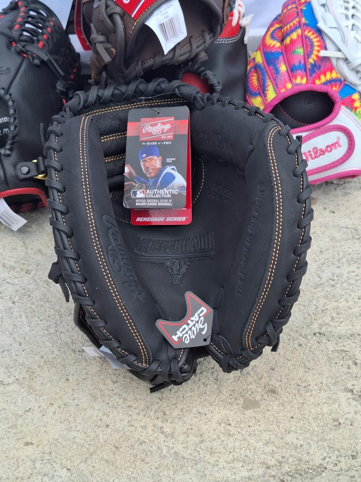 Rawlings Renegade Youth Baseball Glove | First Base/Catcher's Mitts | Multiple Styles customer photo 2