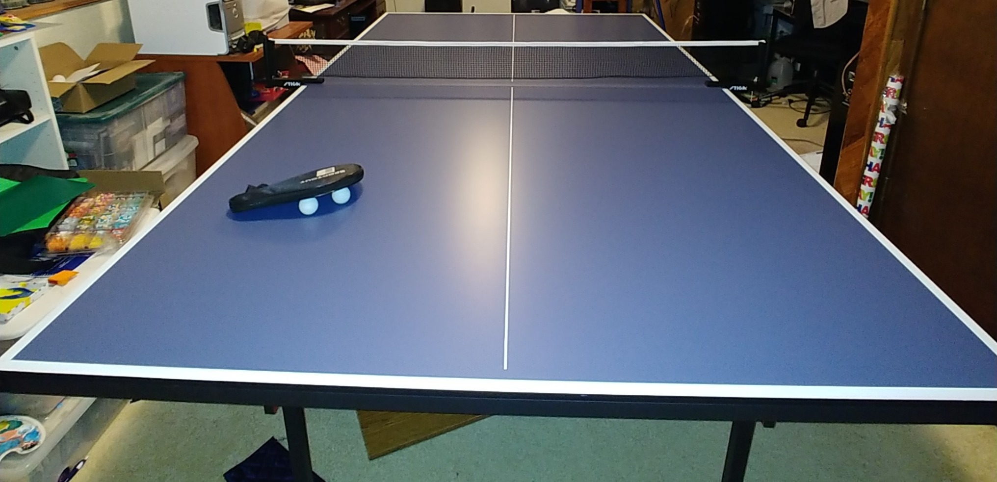 STIGA Advantage Series Indoor Ping Pong Table, Foldable Table Tennis Table - 12, 15, 18, and 25mm Tabletops - Quickplay 10 Minute Assembly - Playback Mode - Recreational- to Tournament-Level customer photo 1