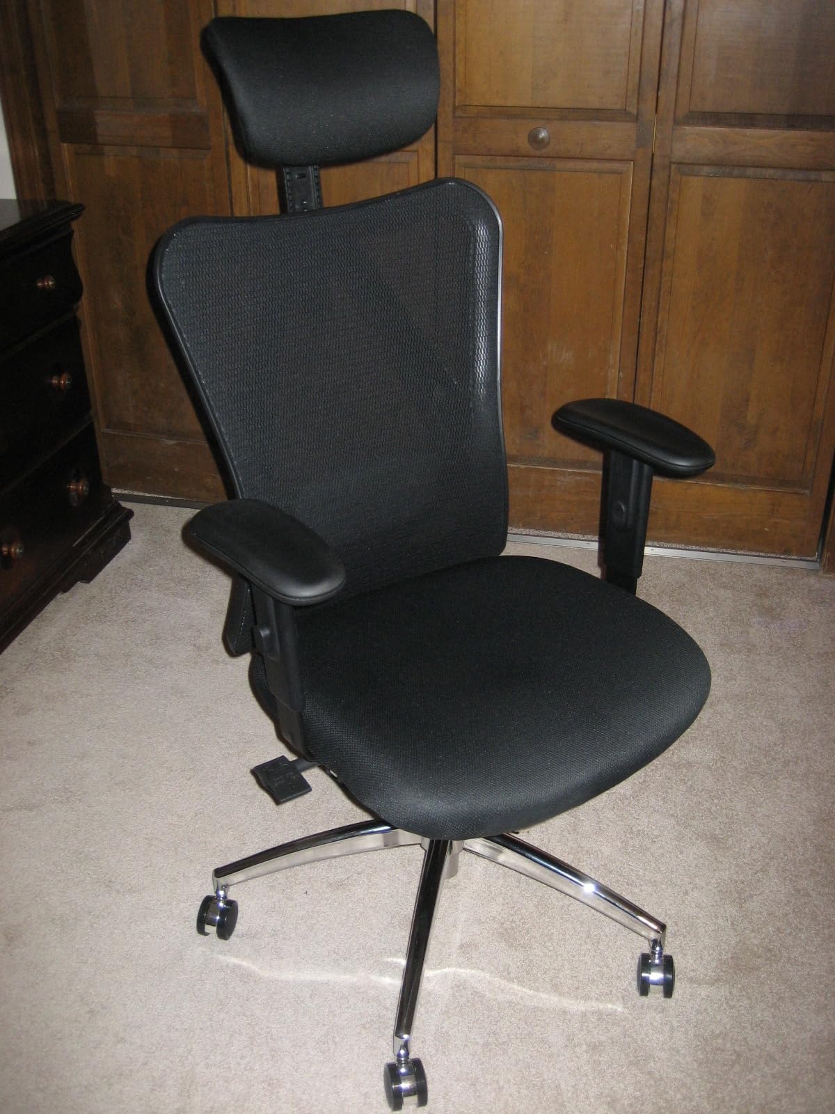 SIHOO M18 Ergonomic Office Chair High Back Mesh Desk Chair with Adjustable Headrest & Lumbar Support 330lbs Capacity Computer Chair with 2D Armrests & Wide Cushion Tilt Lock customer photo 2