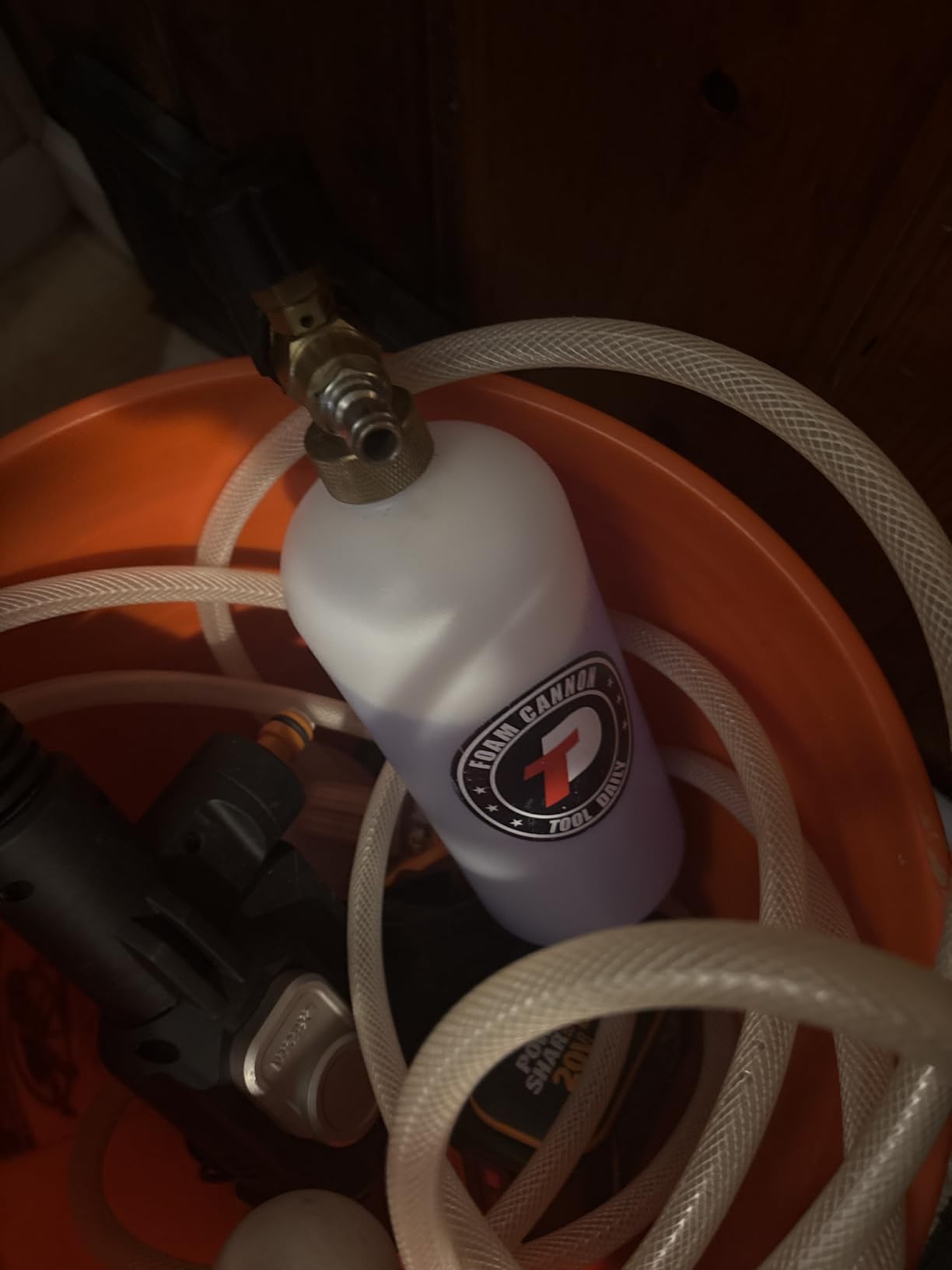 Tool Daily Foam Cannon with 1/4 Inch Quick Connector, 1 Liter, 5 Pressure Washer Nozzle Tips customer photo 2
