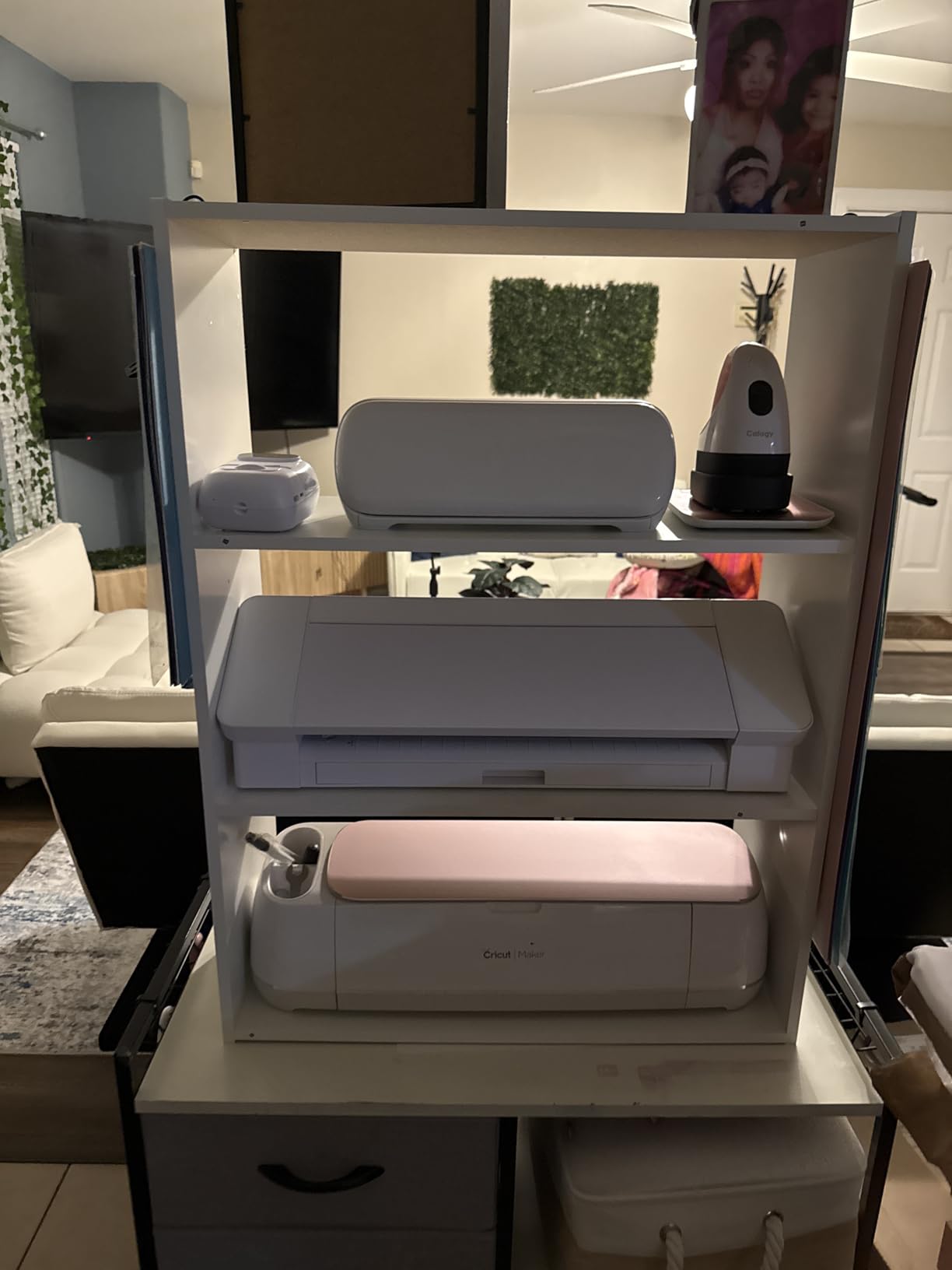 Furinno PASIR Book Shelf, 3-Tier Bookshelf, Storage Shelves Bookcase for Living Room, Bedroom, Home Office, Americano customer photo 2