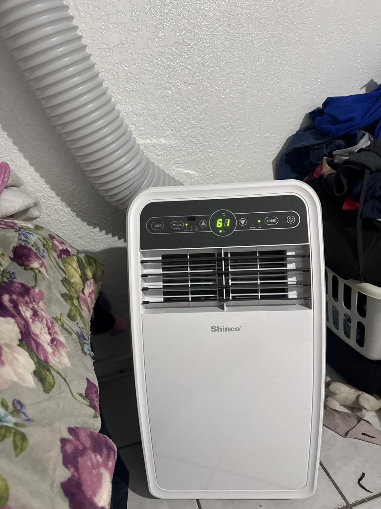 Shinco 8,000 BTU Portable Air Conditioner, AC Unit with Built-in Cool, Dehumidifier & Fan Modes for Room up to 350 sq.ft, Conditioner Remote Control, 24 Hour Timer, Installation Kit customer photo 2