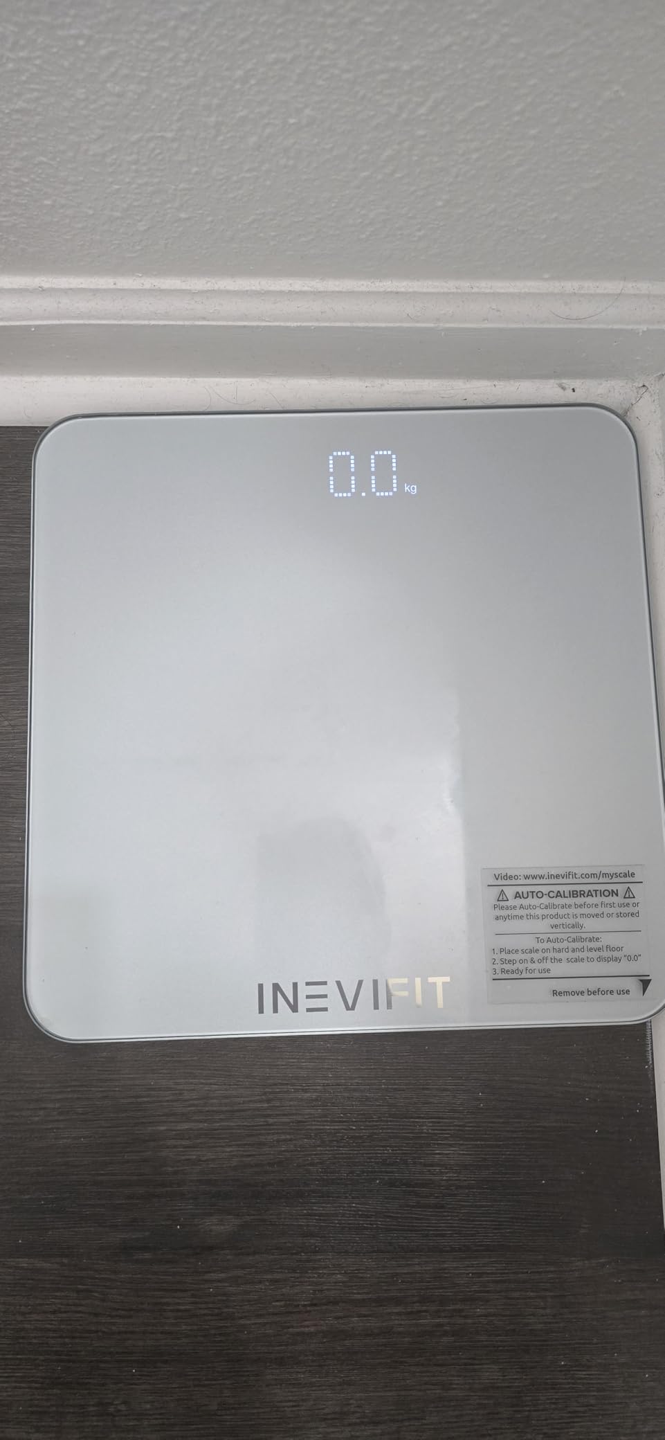 INEVIFIT Premium Bathroom Scale, Highly Accurate Digital Bathroom Body Scale, Measures Weight up to 400 lbs. Includes Batteries customer photo 2