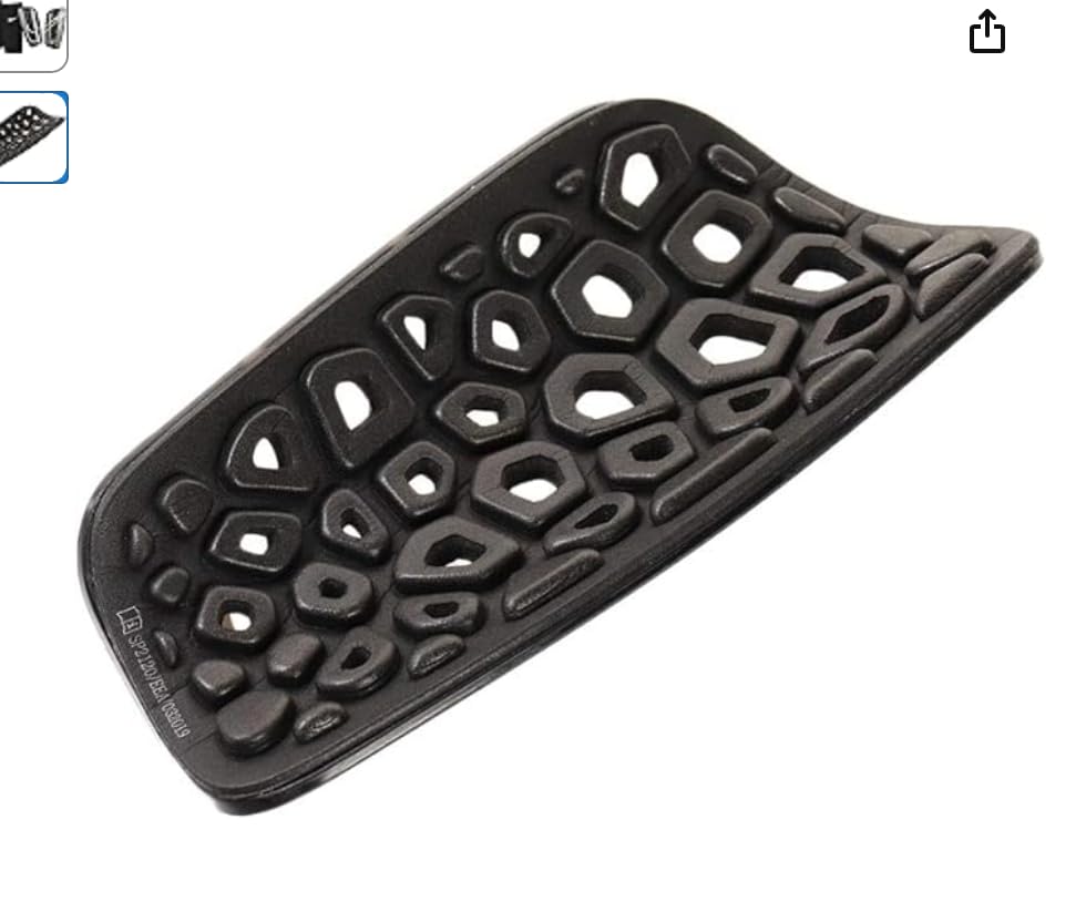 Nike Mercurial Lite Shin Guard (Black/Black/White, Large) customer photo 1