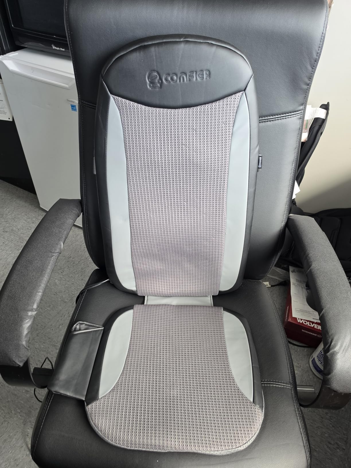 COMFIER Shiatsu Back Massager with Heat, Deep Tissue Kneading Massage Seat Cushion, Massage Chair Pad for Full Back, Body Massager for Home or Office Chair use, Gift customer photo 1