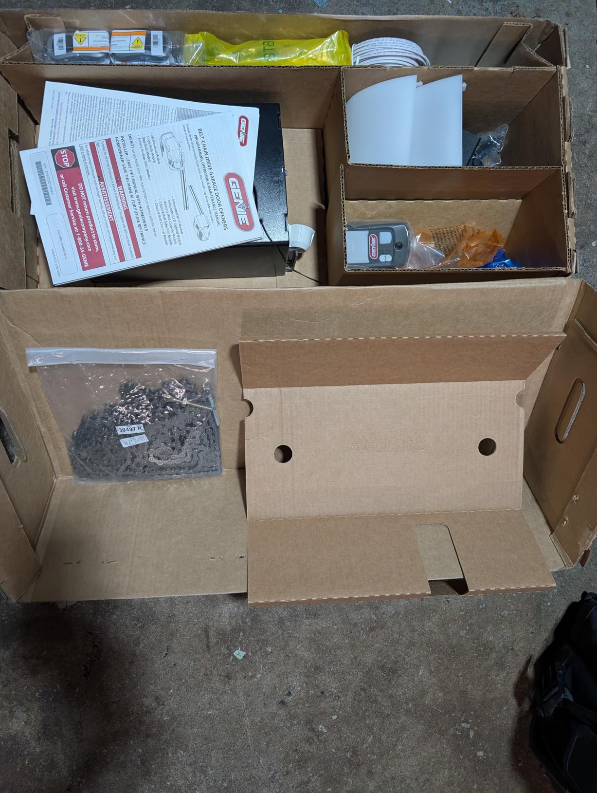 Genie Chain Drive 550 Garage Door Opener, Heavy Duty Chain Drive Opener, Model 2035-TKO customer photo 1
