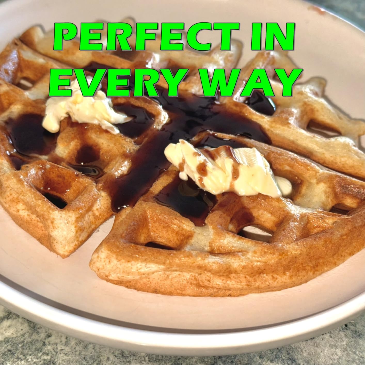 Hamilton Beach Belgian Waffle Maker with PFAS-Free Non-Stick Ceramic-Coated Plates, Browning Control, Indicator Lights, Stainless Steel (26081) customer photo 2