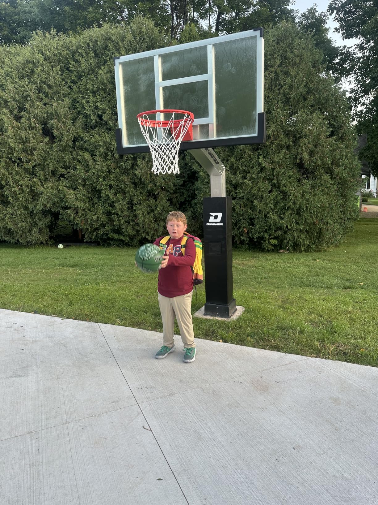 Dominator Premium Inground Adjustable Basketball Hoop - 60