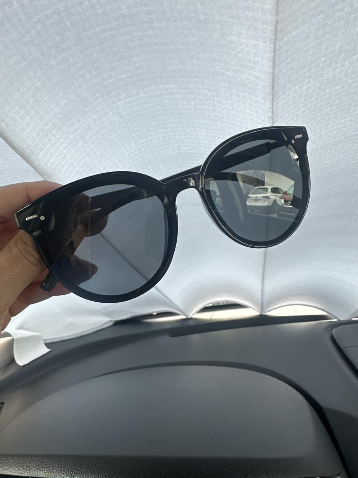 Sunglasses Womens Trendy 2025 Classic Round Retro Vintage Shades Large Frame Sunnies SJ2067 customer photo 2