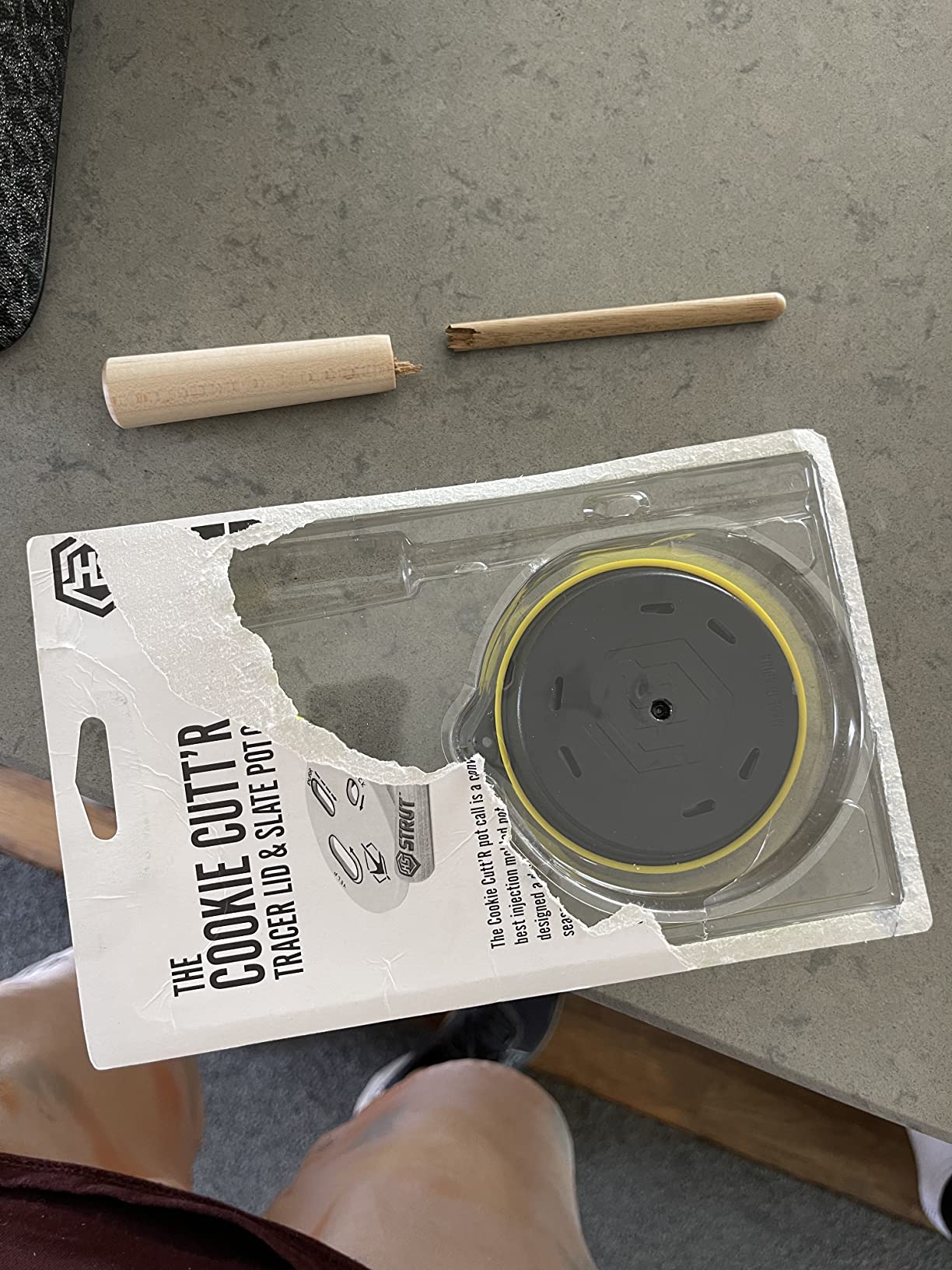 Hunters Specialties HS Strut Cookie Cutt'R Tracer Turkey Clucks Yelps Purrs Hunting Friction Lid Slate Pot Call customer photo 2