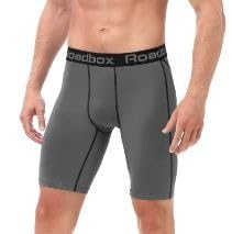 Compression Shorts for Men, 3 Pack Athletic Workout Underwear, Running Gym Spandex Base Layer Boxer Briefs customer photo 1