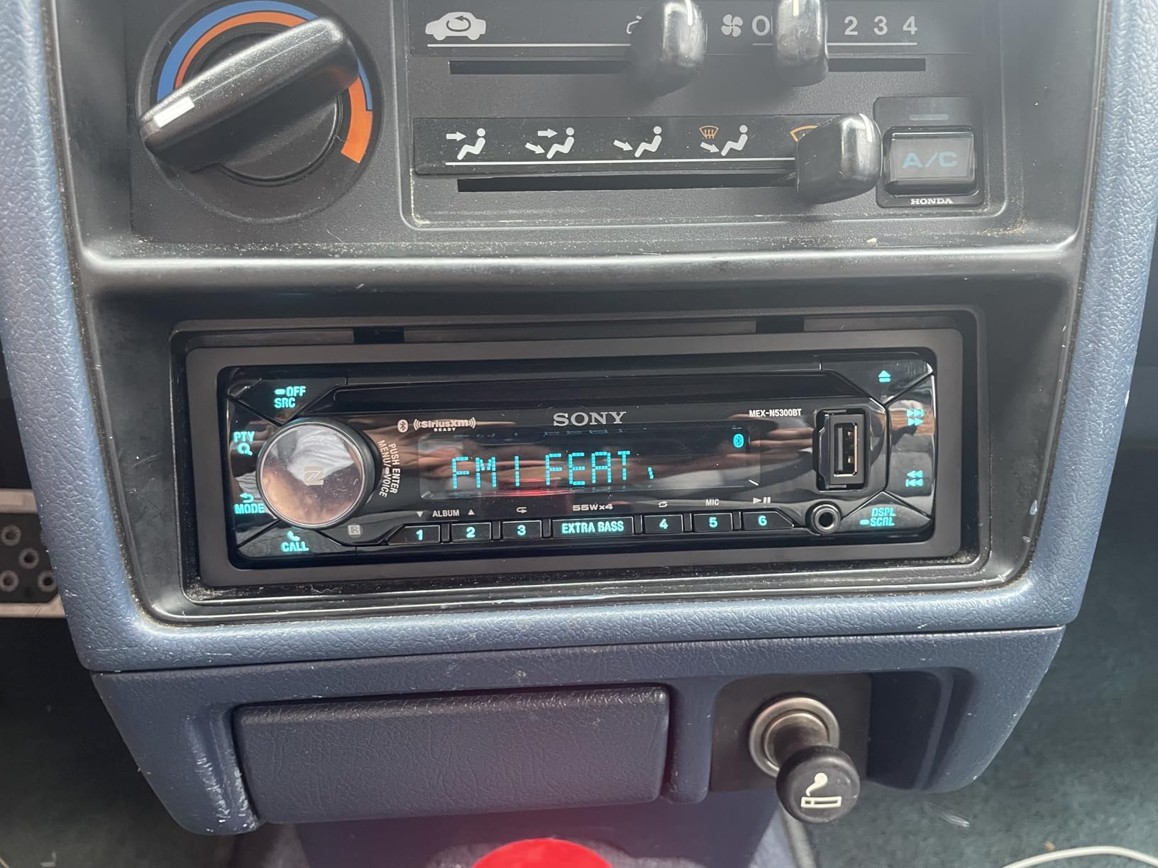 Sony MEX-N5300BT Car Stereo Single Din Radio with Bluetooth, CD Player, USB/AUX customer photo 2