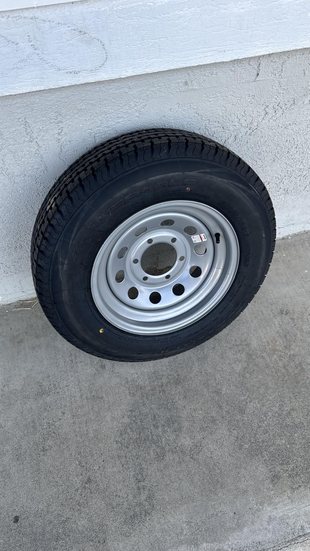 Transeagle ST Radial II Premium Trailer Radial Tire-ST205/75R15 Load Range D LRD 8-Ply BSW Black Side Wall customer photo 1