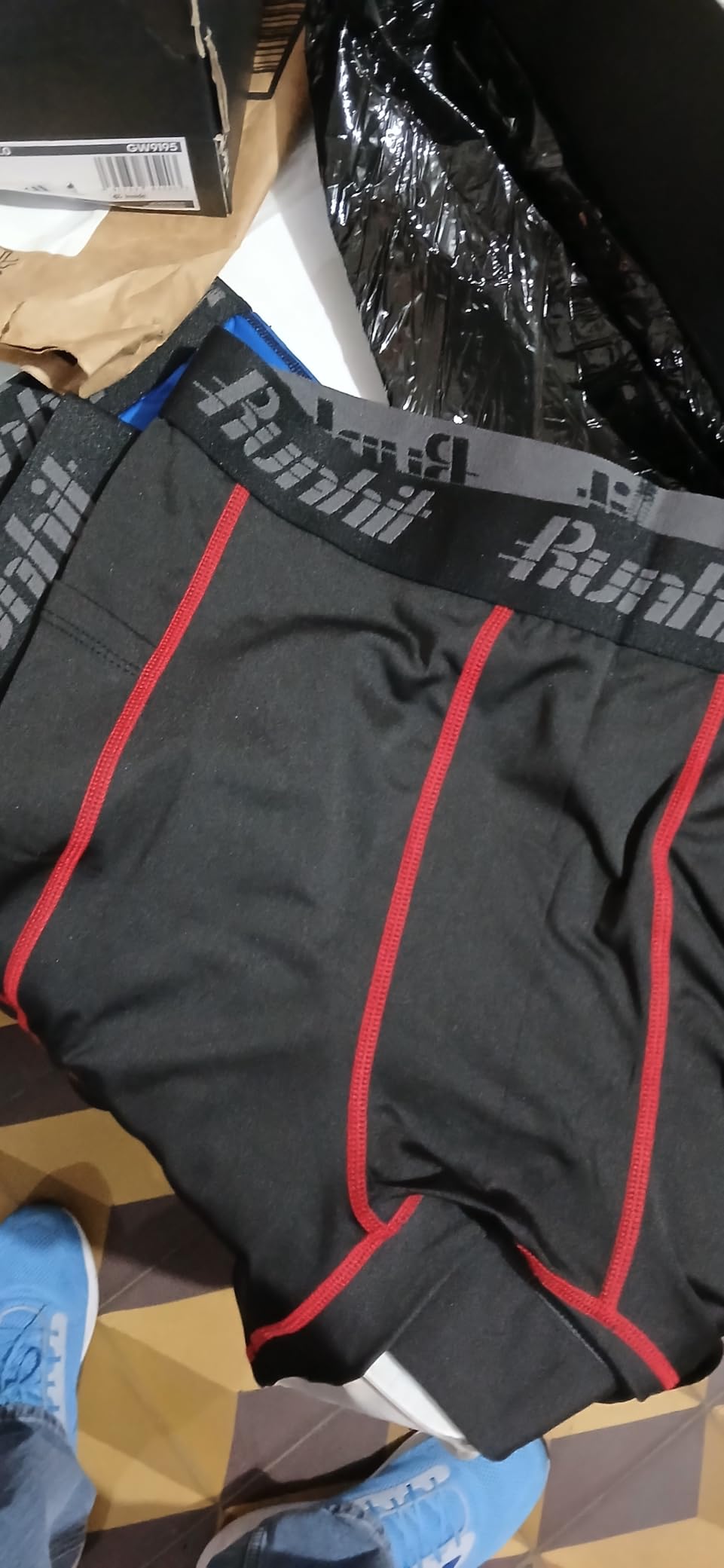 Compression Shorts Men Underwear Spandex Running Shorts Workout Athletic customer photo 2