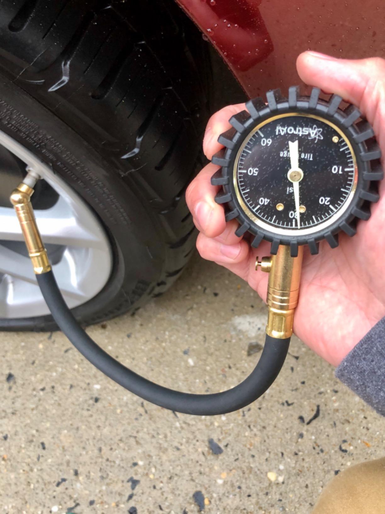 AstroAI Tire Pressure Gauge for Cars with Large 2