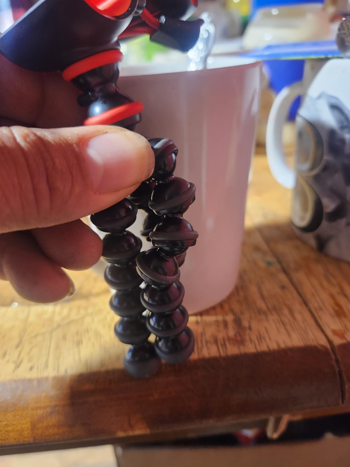 GorillaPod Starter Kit, Versatile Mini Flexible Tripod with Universal Smartphone Clamp, GoPro Mount, Torch Light Mount, Quick Release Plate, Universally Compatible, Watch FIFA World Cup customer photo 2