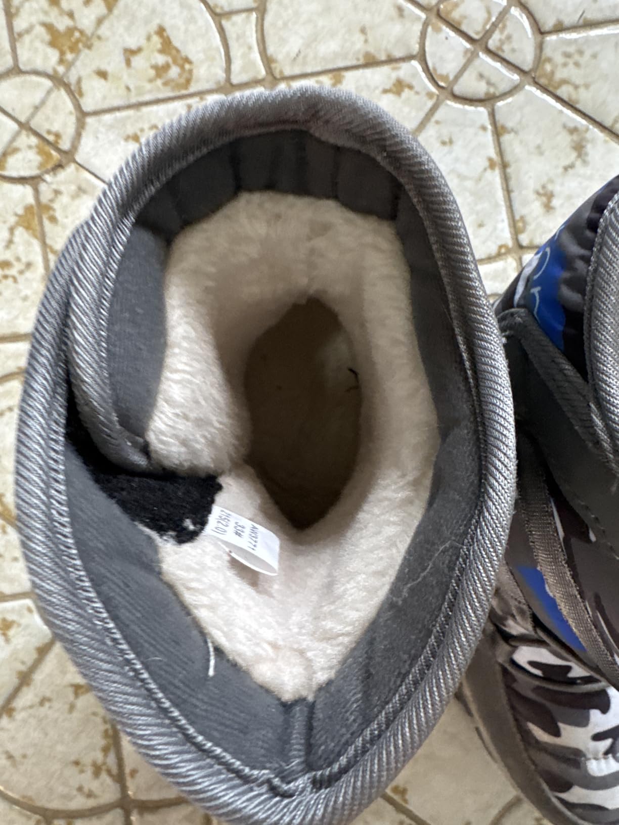GUBARUN Boys Snow Boots Winter Waterproof Slip Resistant Cold Weather Shoes (Toddler/Little Kid/Big Kid) customer photo 2