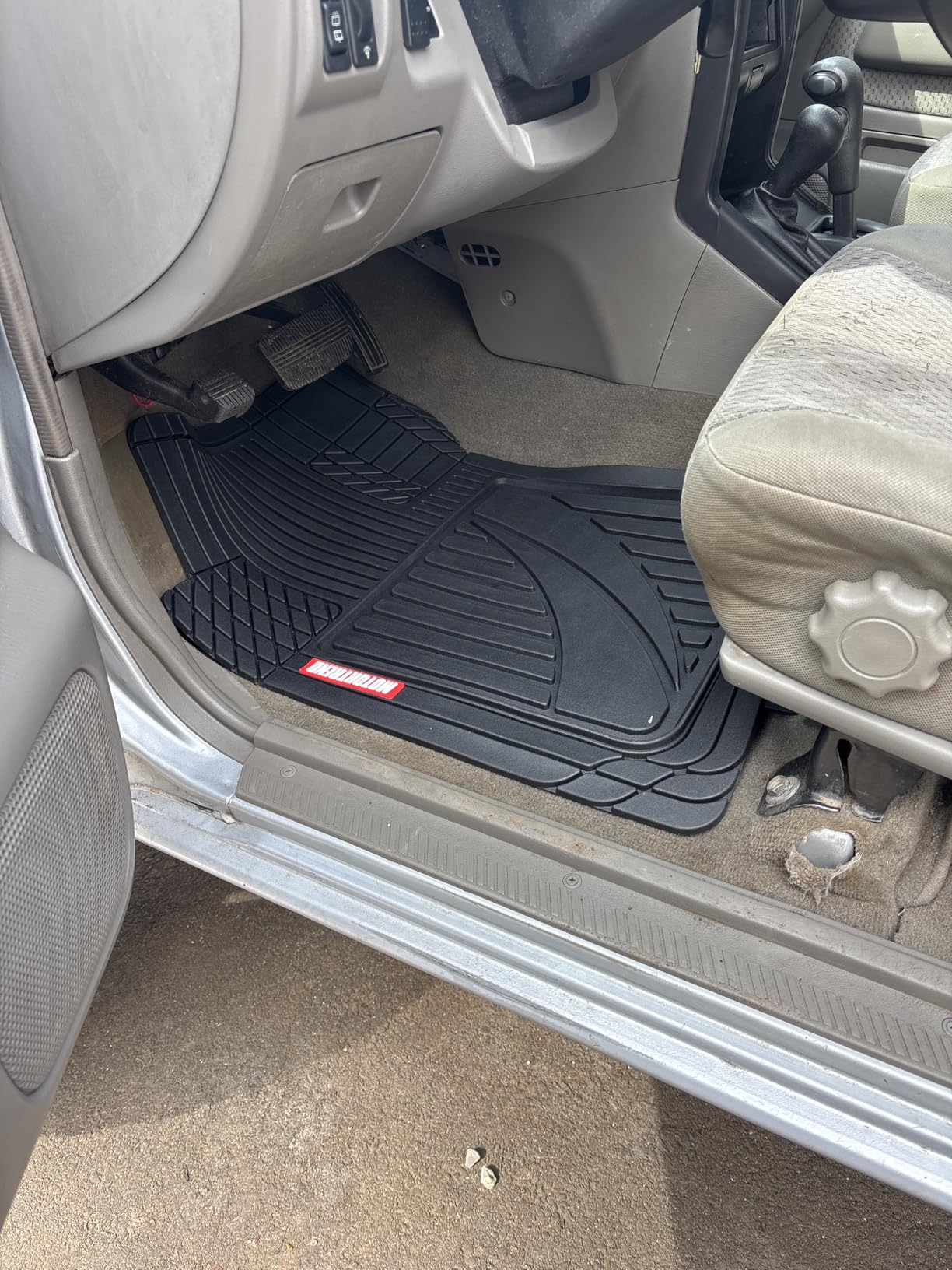 Motor Trend FlexTough Advanced Heavy Duty Black Rubber Car Floor Mats & Cargo Liner for SUV & Car Full Set - Universal Trim to Fit All Weather Automotive Floor Mat & Cargo Liners for SUV, Car, & Van customer photo 2