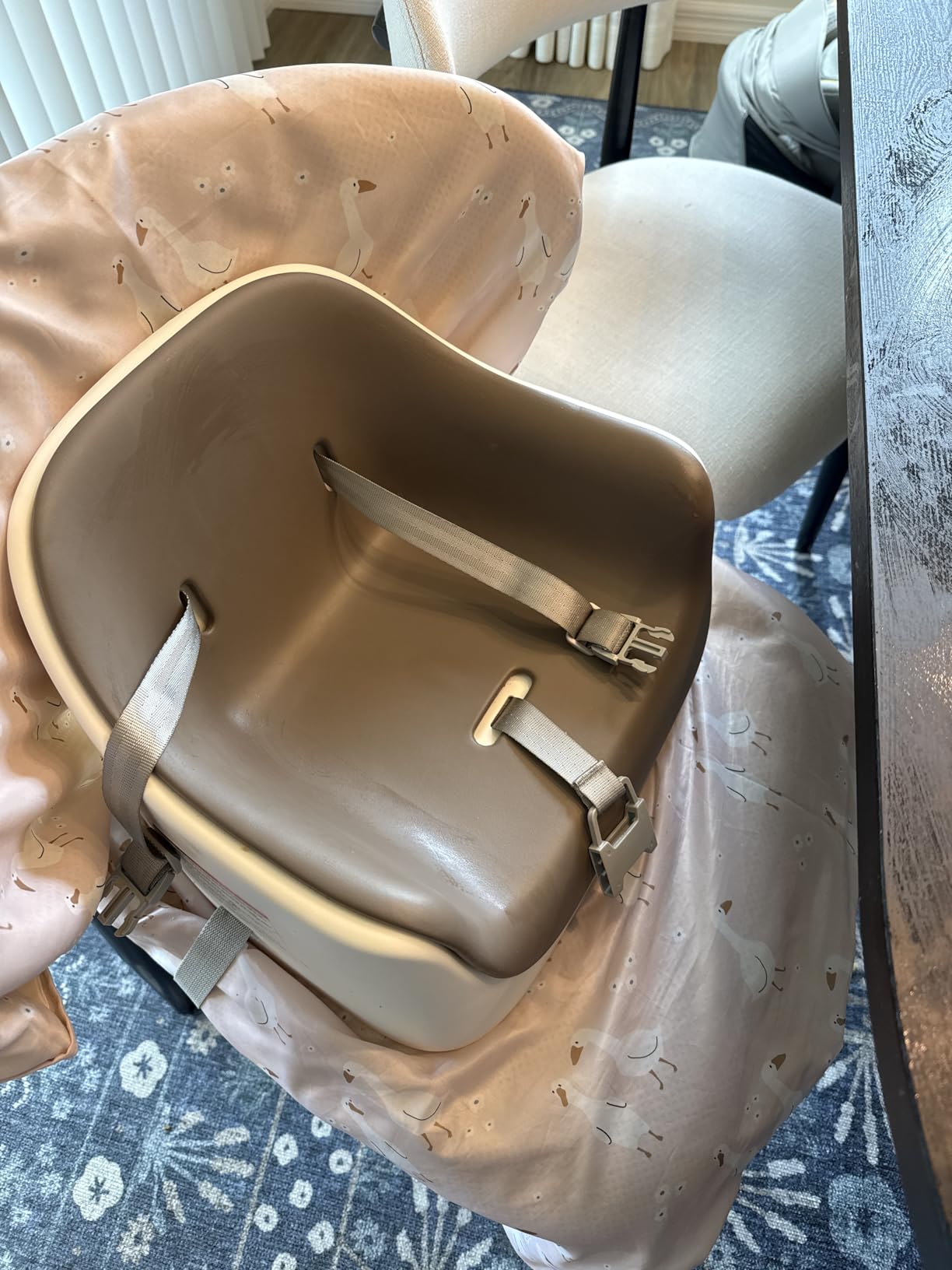 OXO Tot Nest Booster Seat with Removable Cushion - Gray customer photo 2
