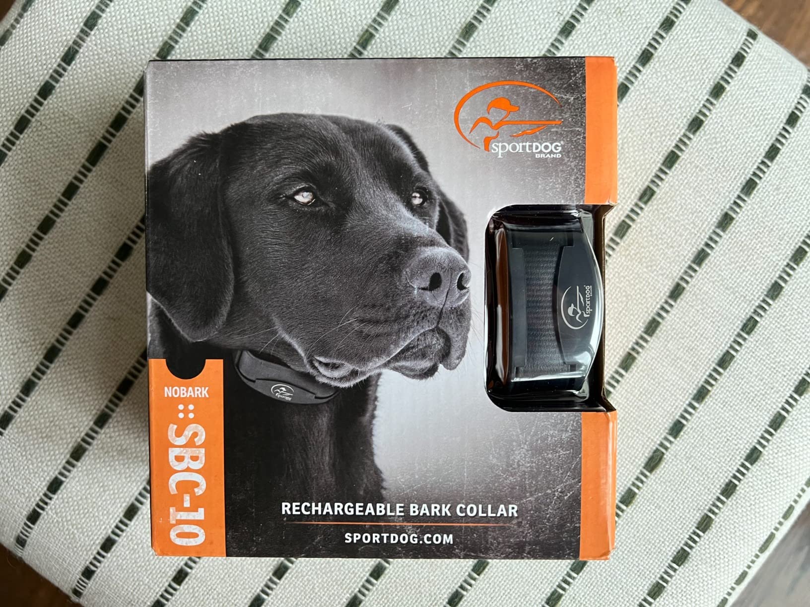 SportDOG Brand NoBark 10 Collar, Dog Bark Collars, Rechargeable, Programmable Bark Collar, Silent Partner Technology, Two Modes of Operation, Waterproof Collar (Black) customer photo 1