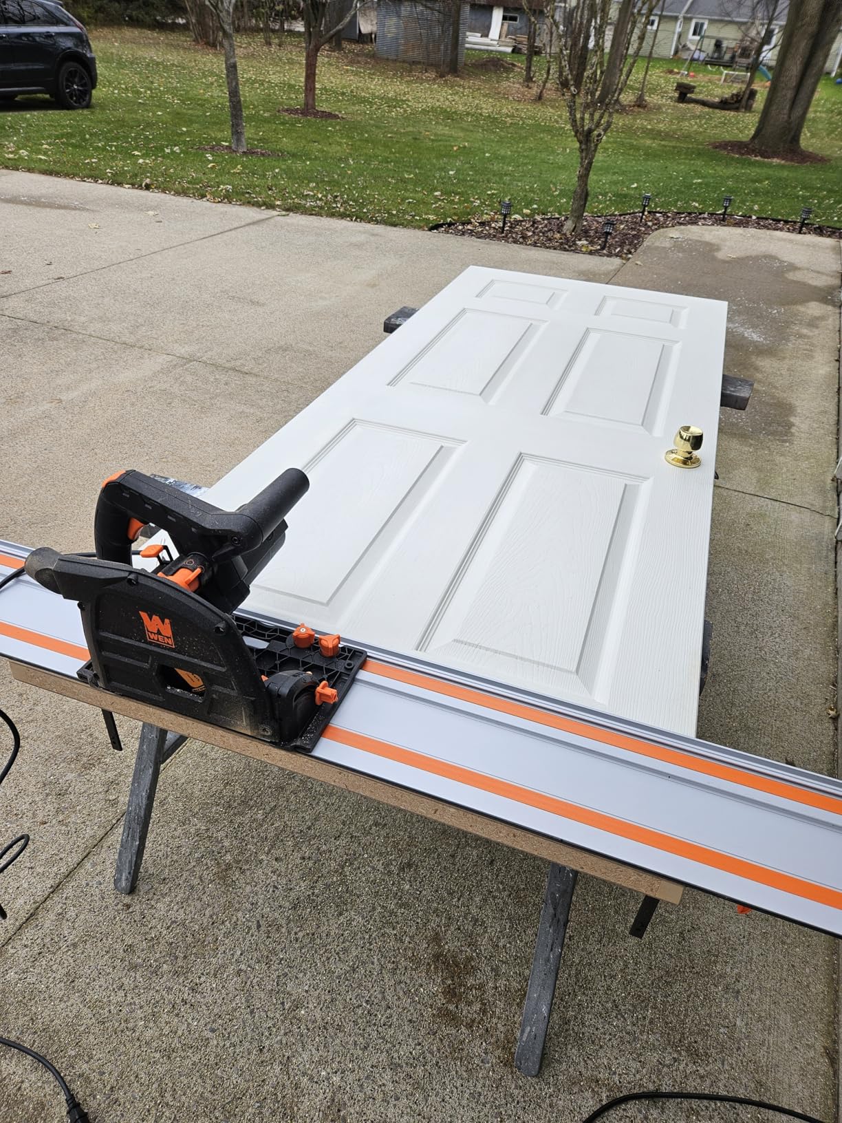 WEN CT1065 10-Amp 6.5-Inch Plunge Cut Sidewinder Circular Track Saw customer photo 1