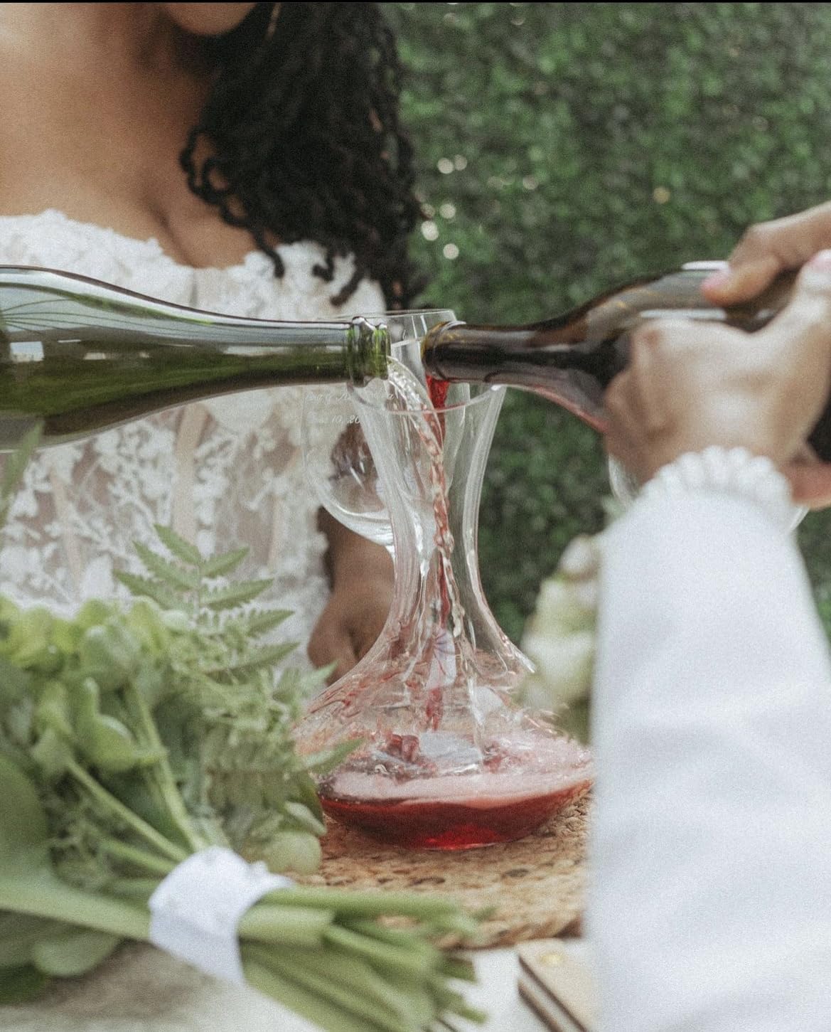 Godinger Wine Decanter Carafe, Hand Blown Wine Decanter Aerator - Wine Gifts customer photo 2