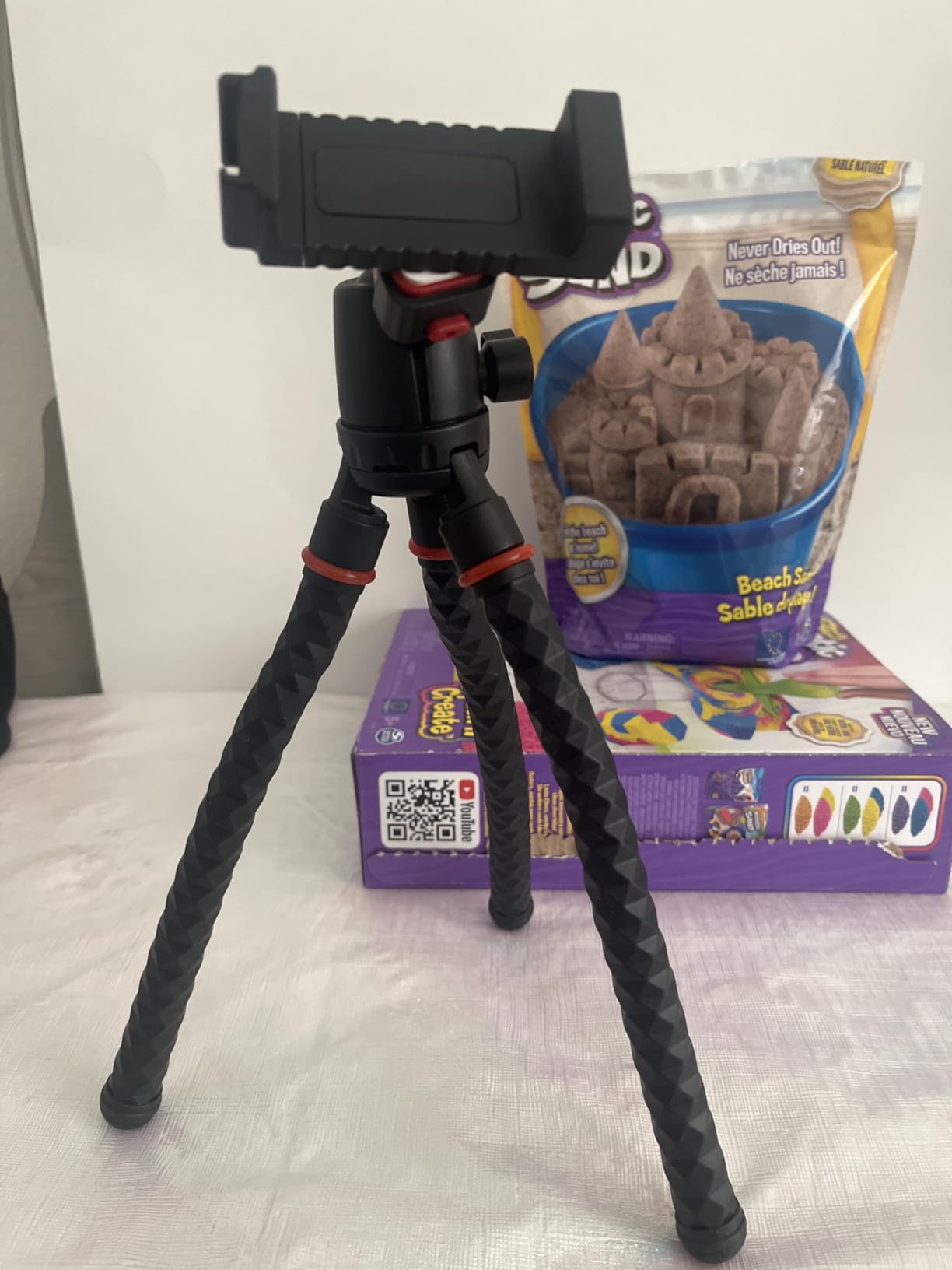 LINKCOOL 360 Rotation Flexible Octopus Travel Stand for iPhone Smartphone iPad DSLR Action Camera, with Bluetooth Wireless Remote Shutter customer photo 2