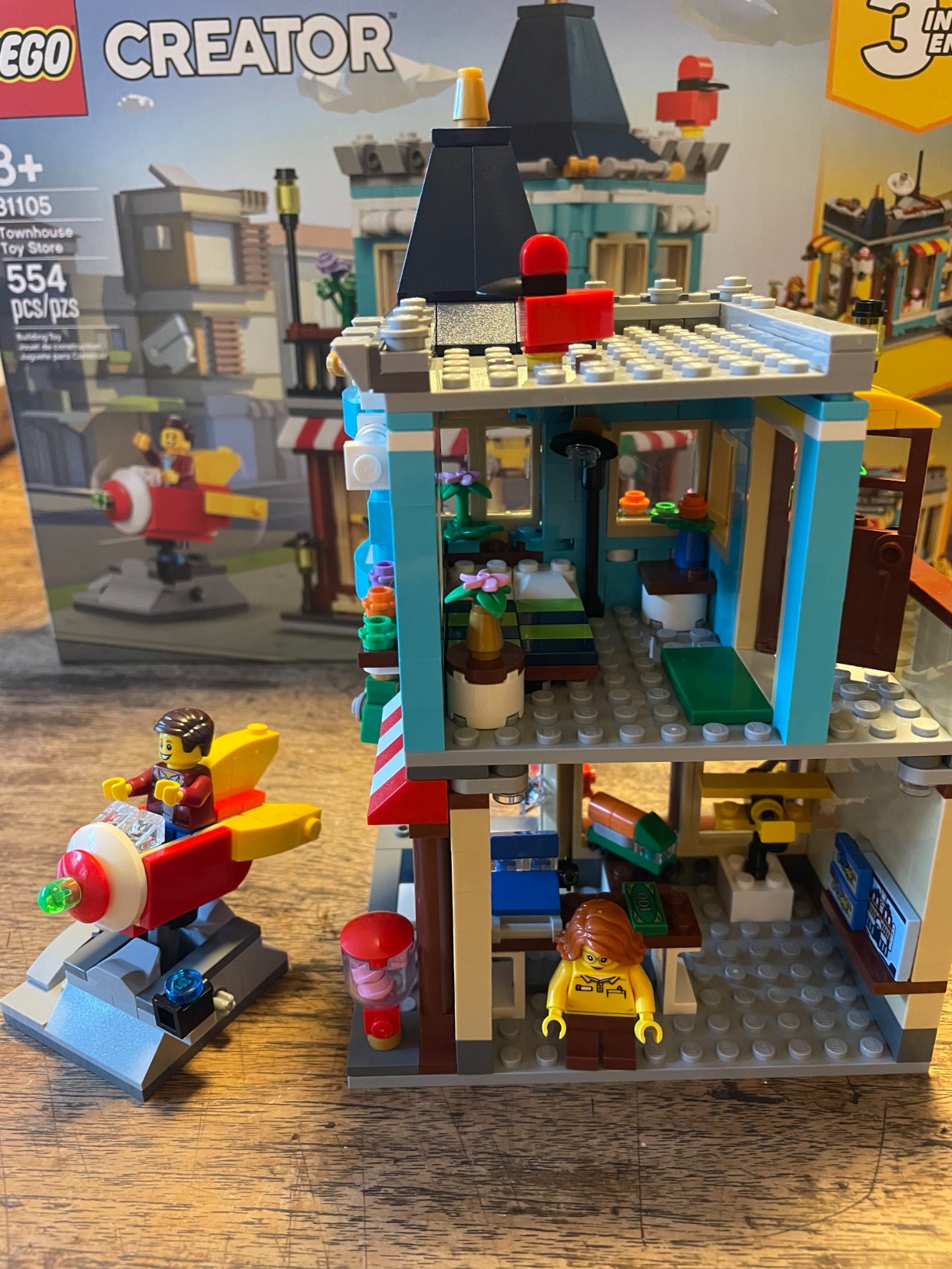 LEGO Creator 3in1 Townhouse Toy Store 31105, Cool Buildable Toy for Kids Building Kit (554 Pieces) customer photo 1