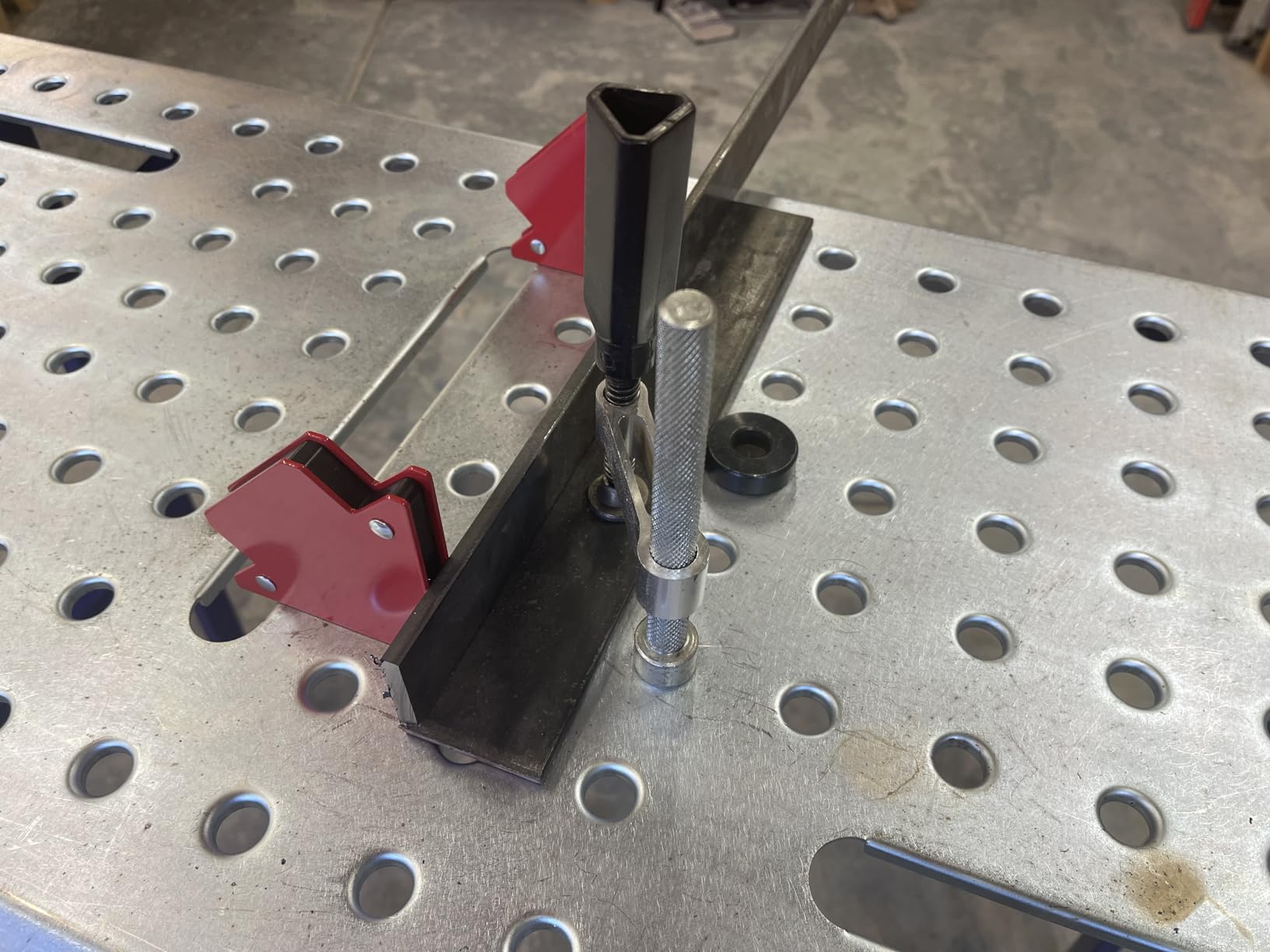 NOVA Heavy-Duty Welding Table with Folding Legs customer photo 2