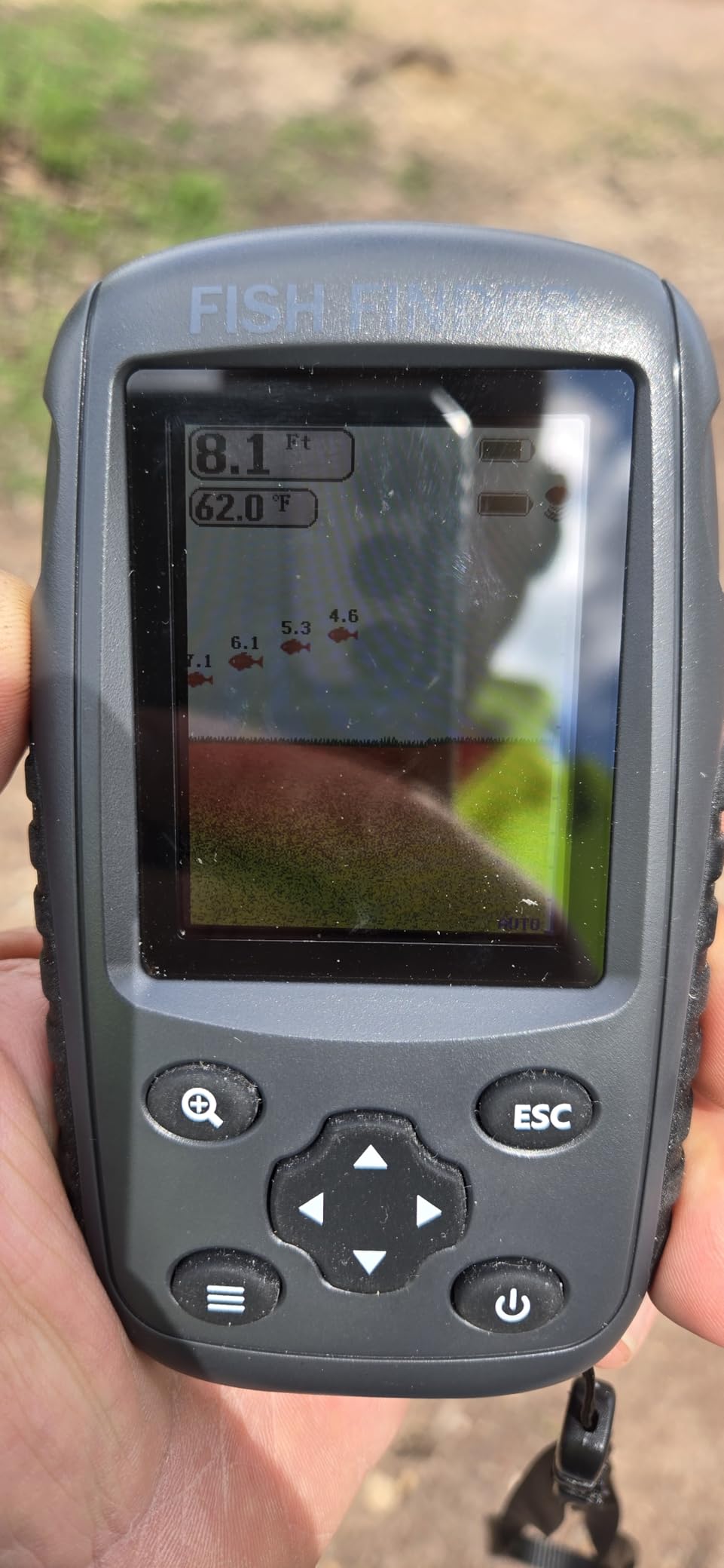 Portable Rechargeable Fish Finder Wireless Sonar Sensor Depth Locator customer photo 1