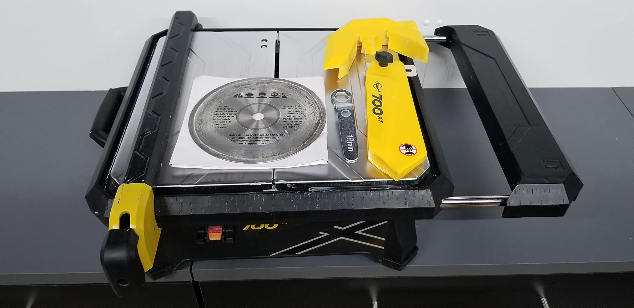 QEP 22700Q 700XT 3/4 HP Wet Tile Saw with 7 in. Blade and Table Extension customer photo 2
