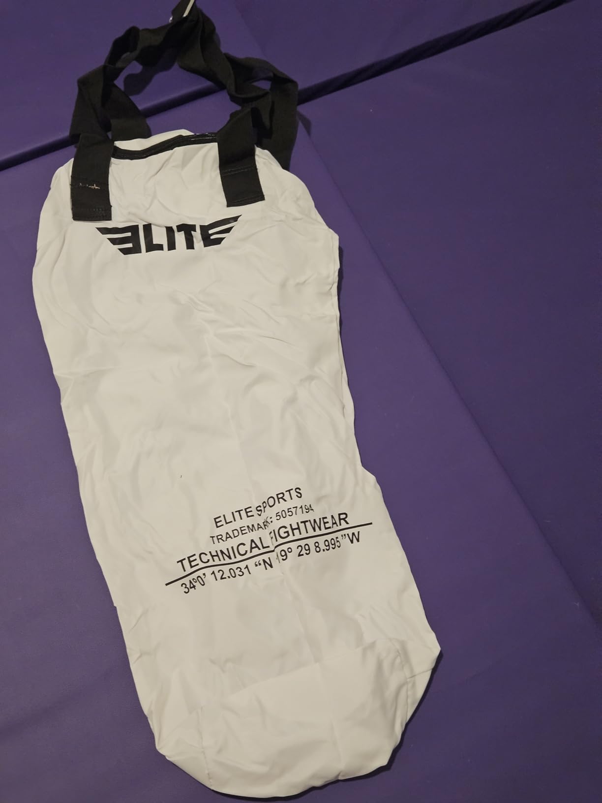 Elite Sports Boxing Bag 4 FT - Heavy Duty Canvas Punching Bag with Straps for Boxing, Training, MMA, Muay Thai, Kickboxing, Martial Arts & Fitness - UNFILLED Heavy Bag customer photo 2