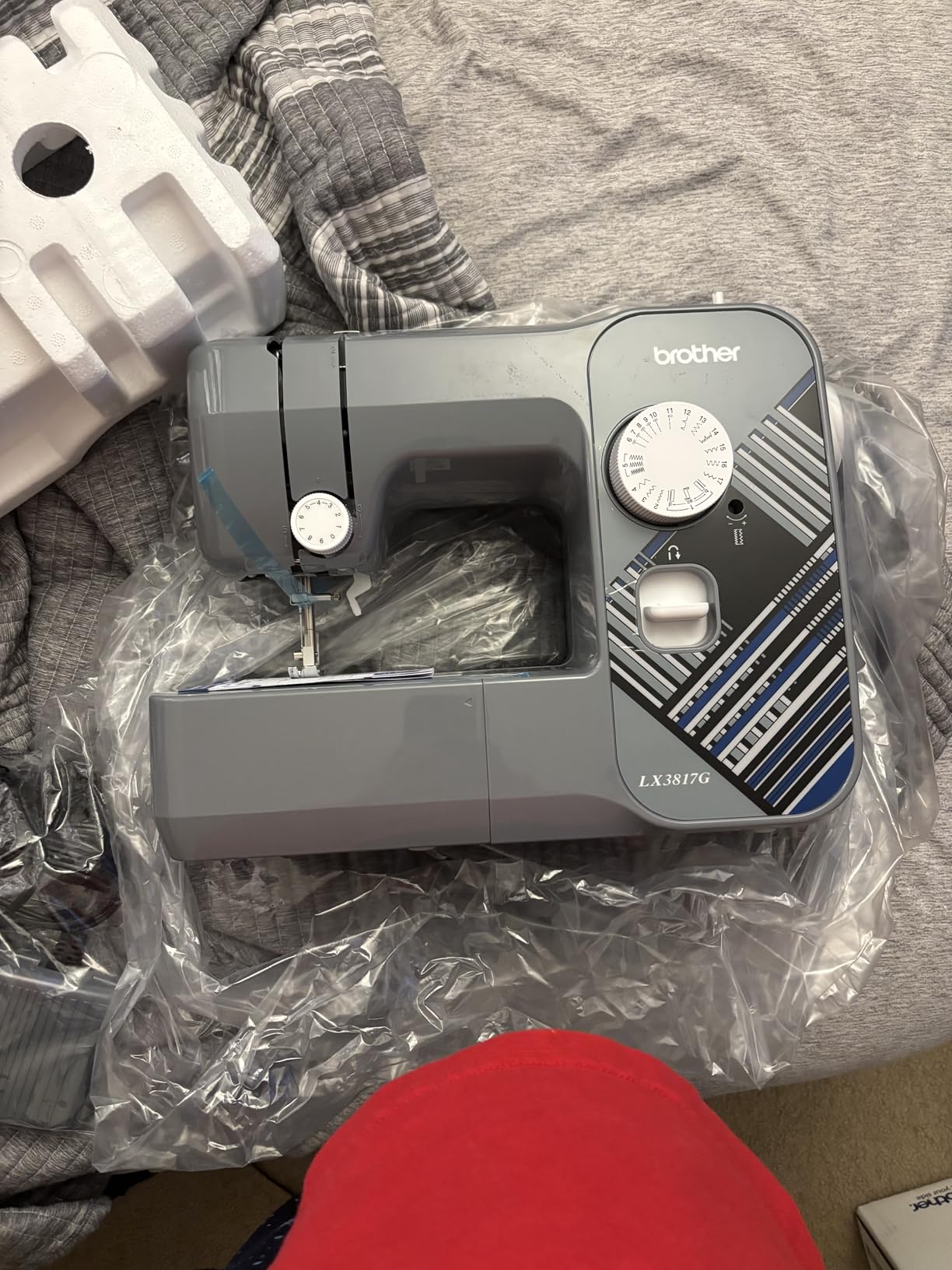 brother RLX3817A 17-Stitch Sewing Machine, Blue (Renewed) customer photo 2