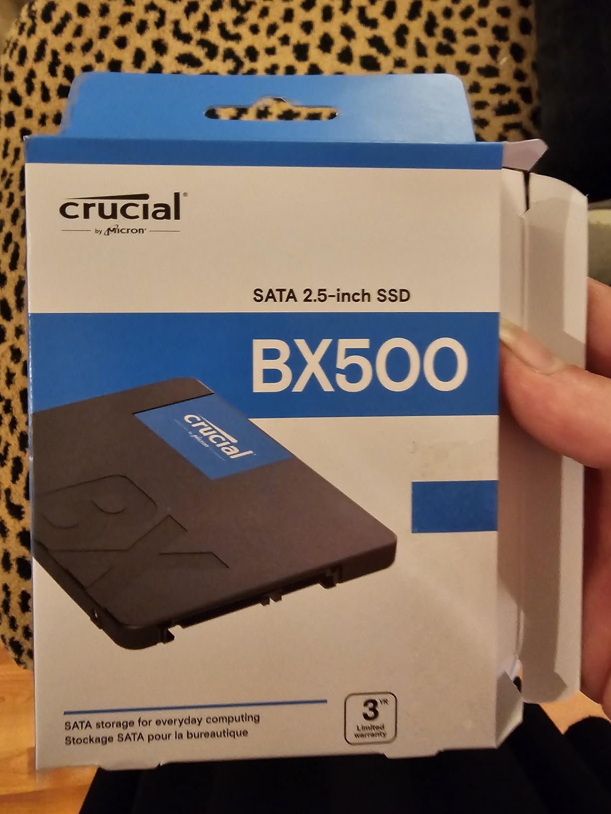 Crucial BX500 1TB 3D NAND SATA 2.5-Inch Internal SSD, up to 540MB/s customer photo 2