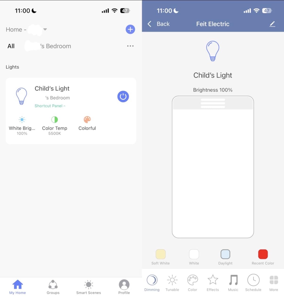 Feit Electric OM60/RGBW/CA/AG/3 60 Watt Equivalent WiFi Color Changing and Tunable White, Dimmable, No Hub Required, Alexa or Google Assistant A19 LED Smart Light Bulb, 3-Pack customer photo 2