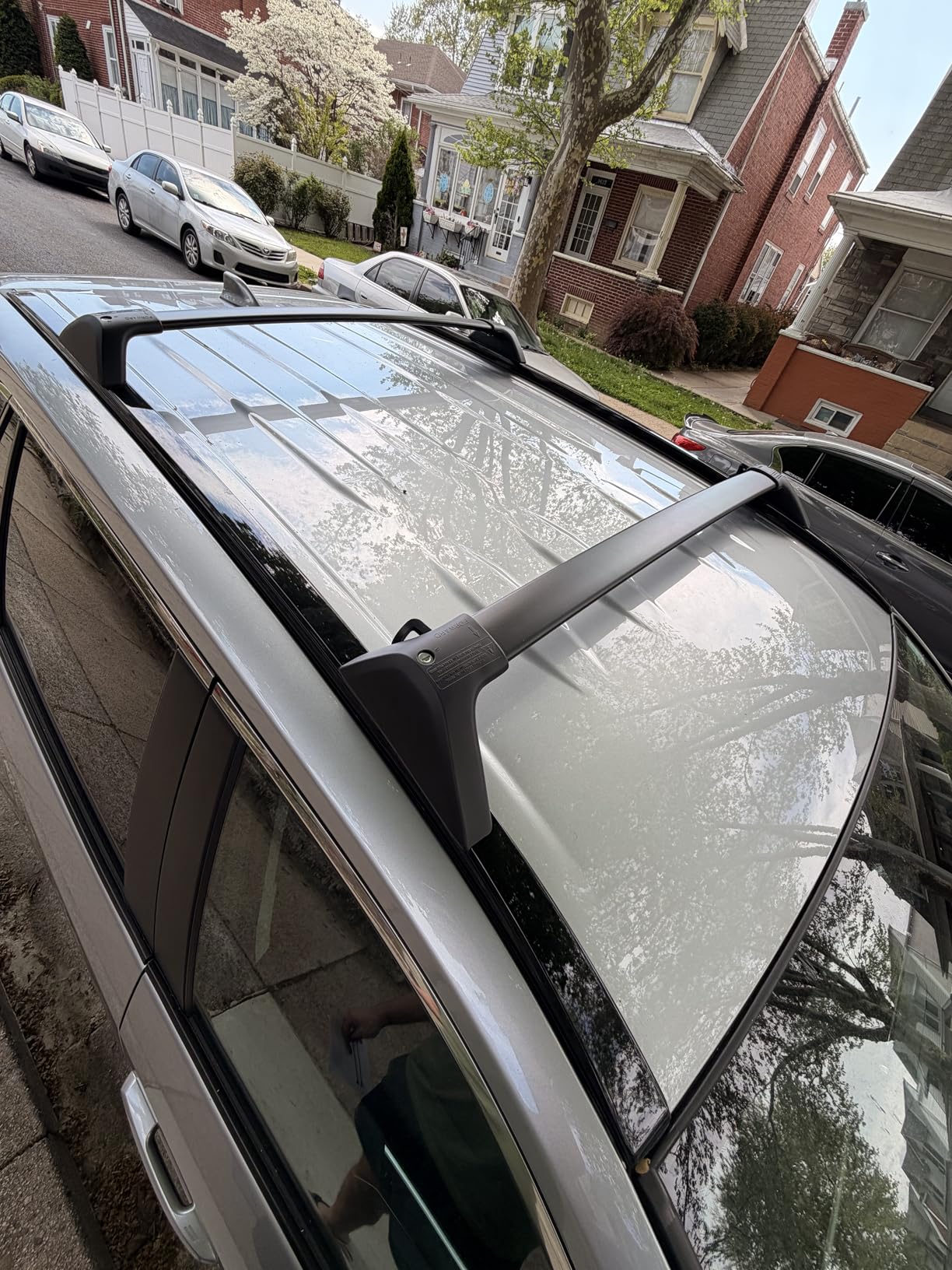 Roof Rack Cross Bars for Toyota RAV4 2019-2025 with Anti-Theft Lock Mechanism Black Matte Aluminum Anti-Corrosion Crossbars customer photo 1
