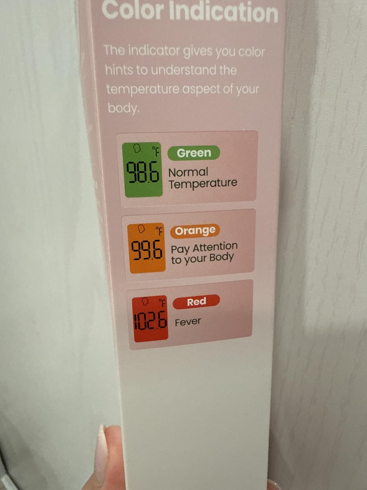 No-Touch Thermometer for Adults and Kids, Accurate Digital Baby Thermometer, Fever Alarm & Silent Mode, 2 in 1 Forehead & Object Mode customer photo 1
