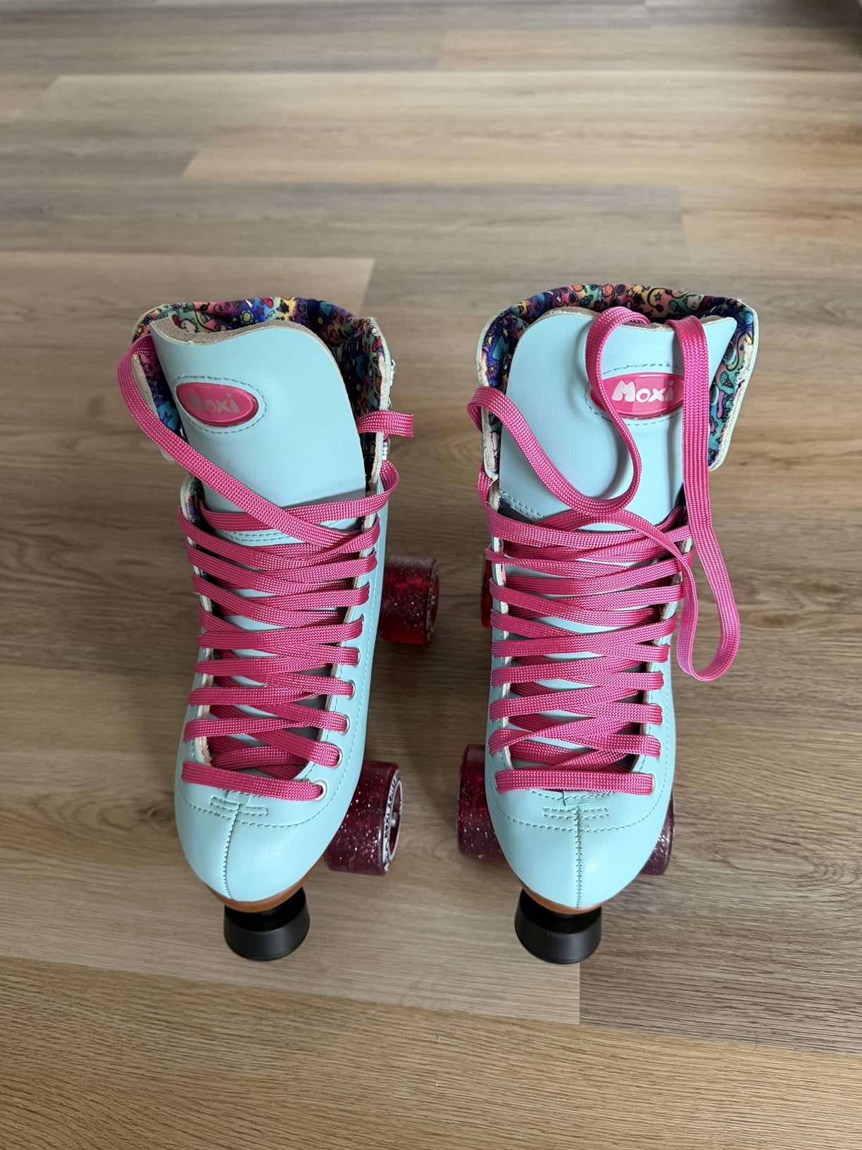Moxi Beach Bunny Roller Skates for Women - Colorful, Precision-Fit Skate with High-Rebound Wheels, Moisture-Wicking Lining & Padding, Roller Skates customer photo 1