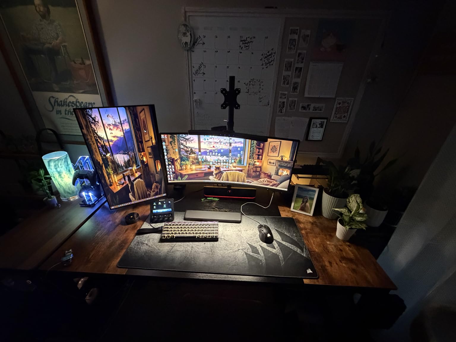 Tribesigns Modern Simple Computer Desk, 47 inch Vintage Office Desk Computer Table, Study Writing Study Desk Workstation for Home Office, Rustic Brown customer photo 2