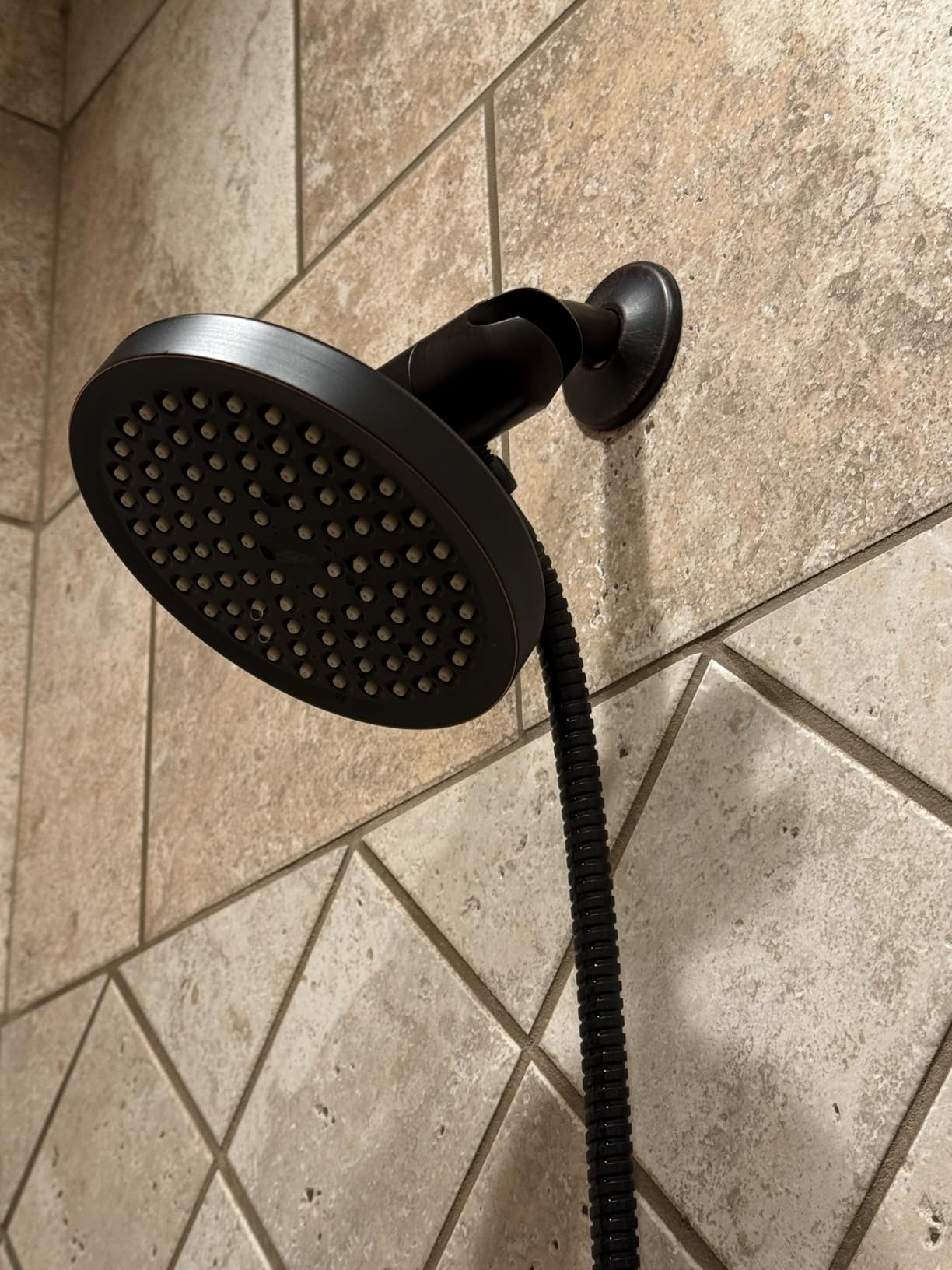 GURIN Shower Head High Pressure Rain Shower head - 6 Inch Luxury Design with Adjustable Angles, Anti-Clogging Nozzles, Easy 1-Min Install, Premium Chrome Finish for Bathroom (2.5 GPM) customer photo 1