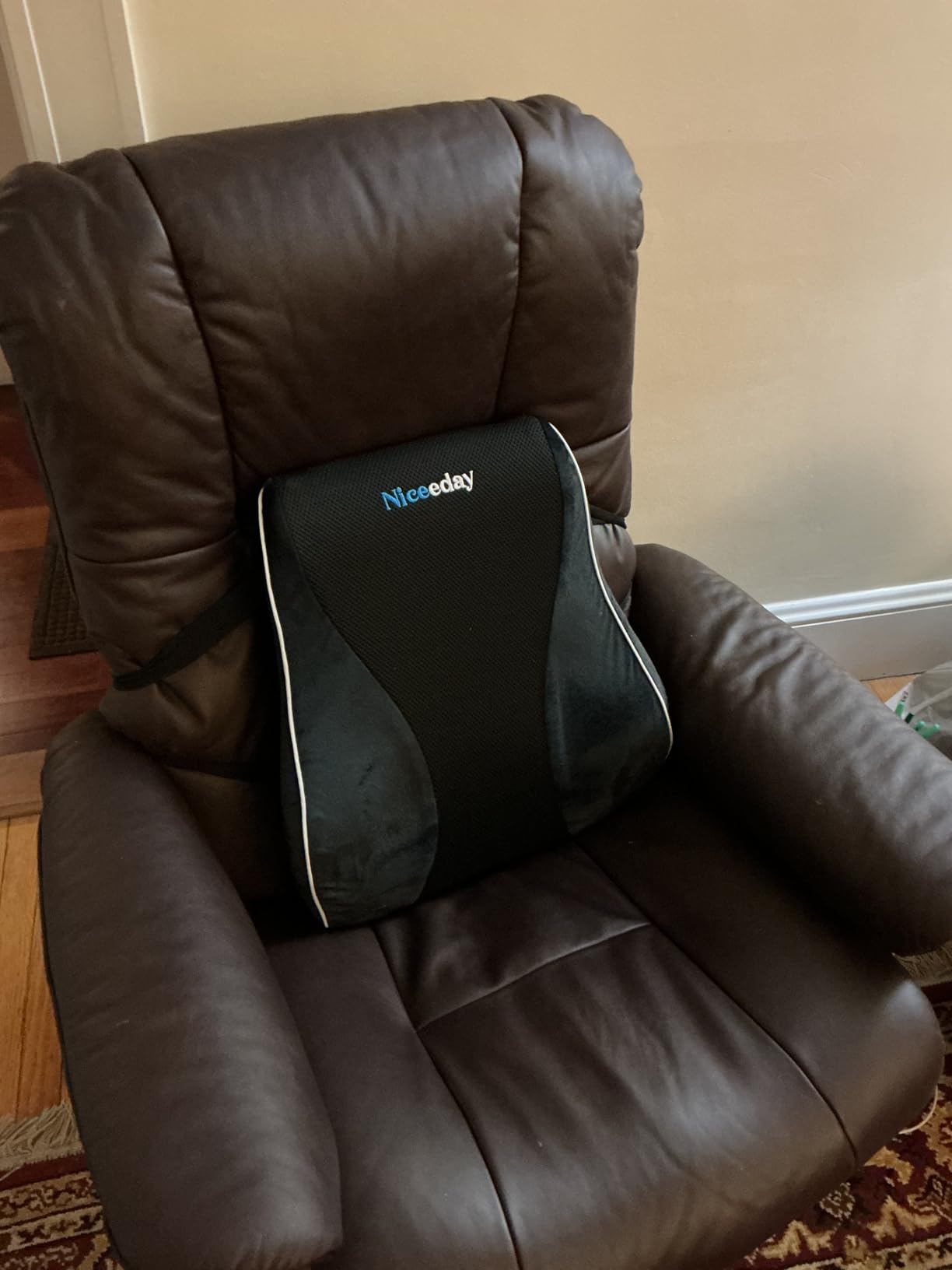 Niceeday Lumbar Support Pillow for Office Chair Car Back Support Pillow, Memory Foam Gaming Chair Desk Chair Back Cushion for Lower Back Pain Relief, Ergonomic Back Rest,Office Home Essentials customer photo 1
