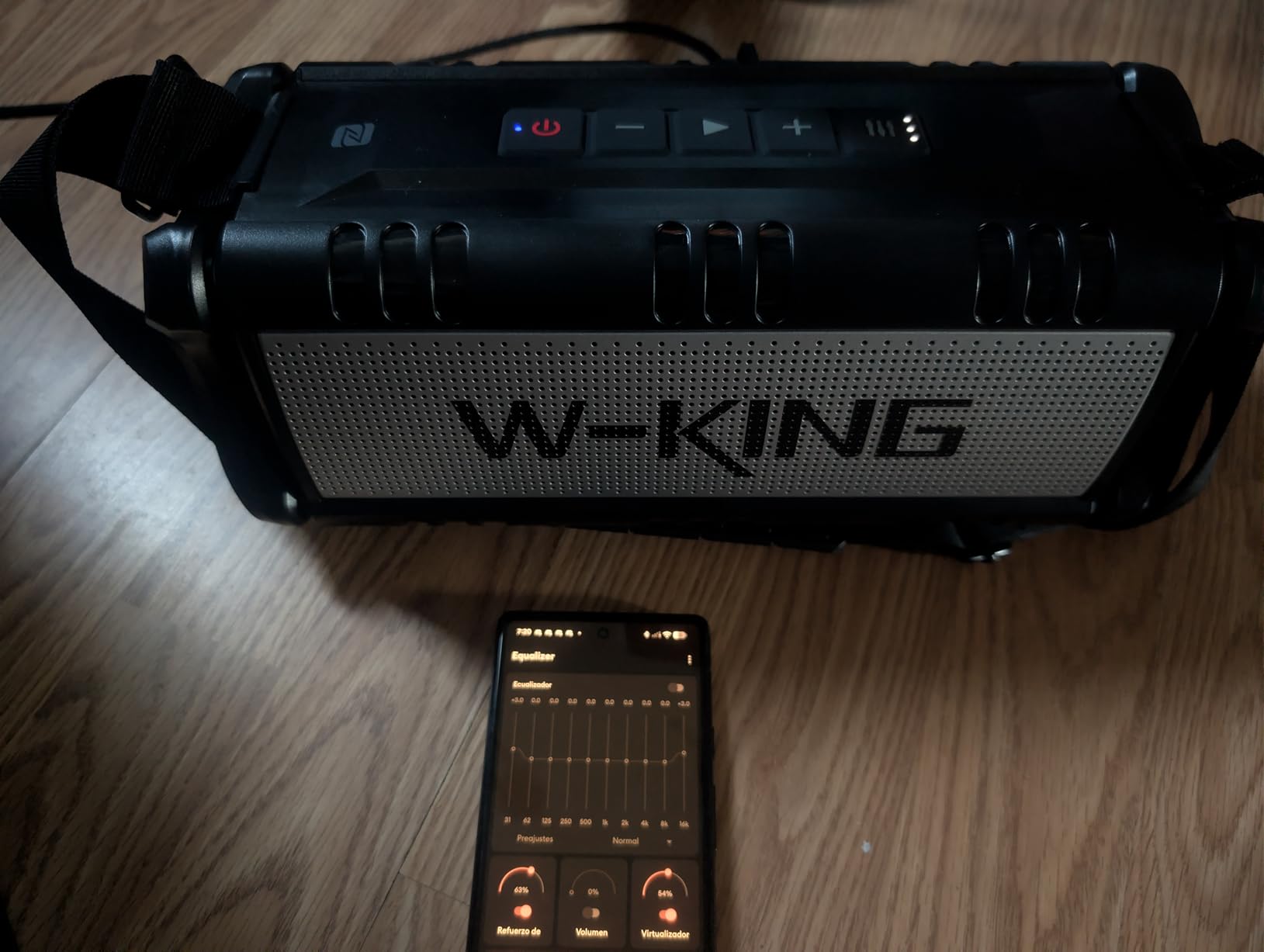 W-KING Bluetooth Speaker, 90W Max Portable Outdoor Speaker Loud, IPX6 Waterproof/50W Deep Bass Subwoofer/40H Playtime customer photo 1