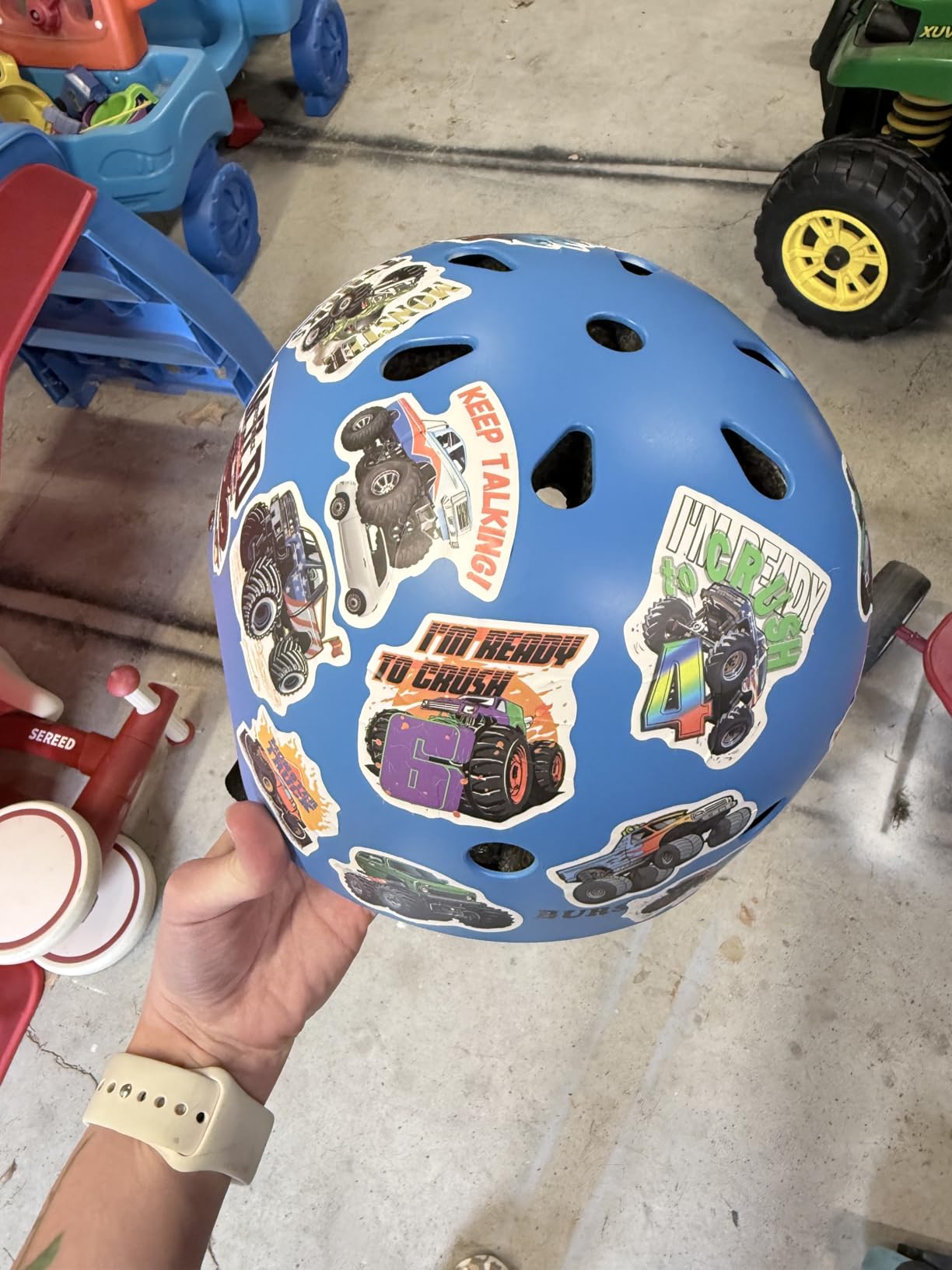 Kids Bike Helmet Ventilation & Adjustable Toddler Helmet for Ages 2-14 Kids Boys Girls Multi-Sport Helmet for Skateboard Roller Skateing Bicycle Scooter customer photo 1