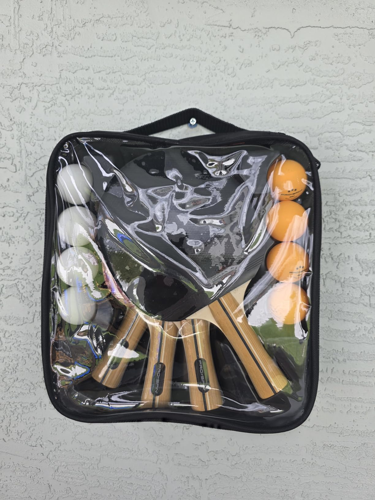 PRO-SPIN Ping Pong Paddles - High-Performance Set with Premium Table Tennis Rackets, 3-Star Ping Pong Balls, Compact Storage Case | Professional Quality Ping Pong Paddle Set | Indoor & Outdoor Games customer photo 2